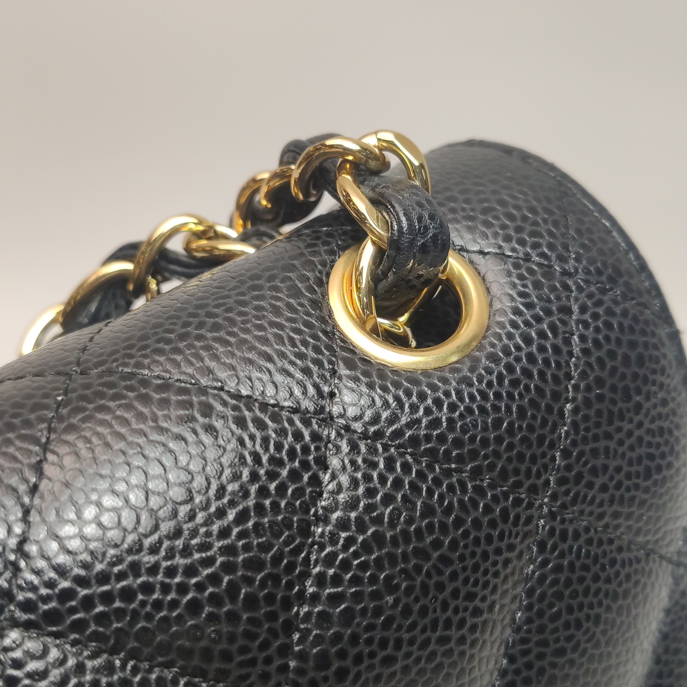 Chanel Classic Double Flap Bag Quilted Caviar Large — photo 12 of 17