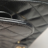 Chanel Classic Double Flap Bag Quilted Caviar Large — thumbnail 14