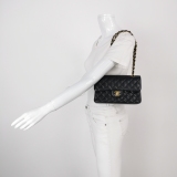 Chanel Classic Double Flap Bag Quilted Caviar Small — thumbnail 2