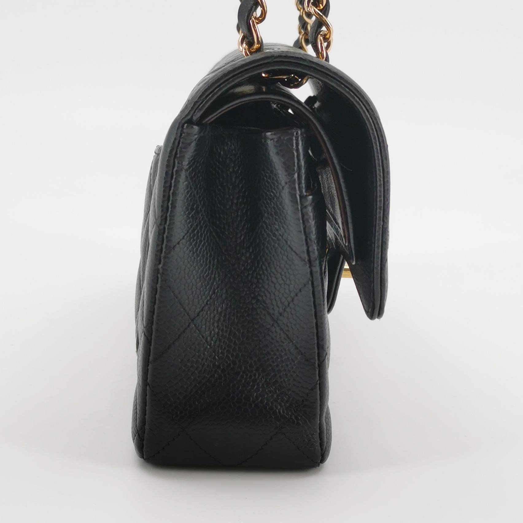 Chanel Classic Double Flap Bag Quilted Caviar Small — photo 4 of 16