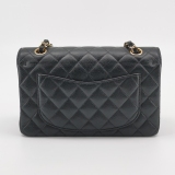 Chanel Classic Double Flap Bag Quilted Caviar Small — thumbnail 5