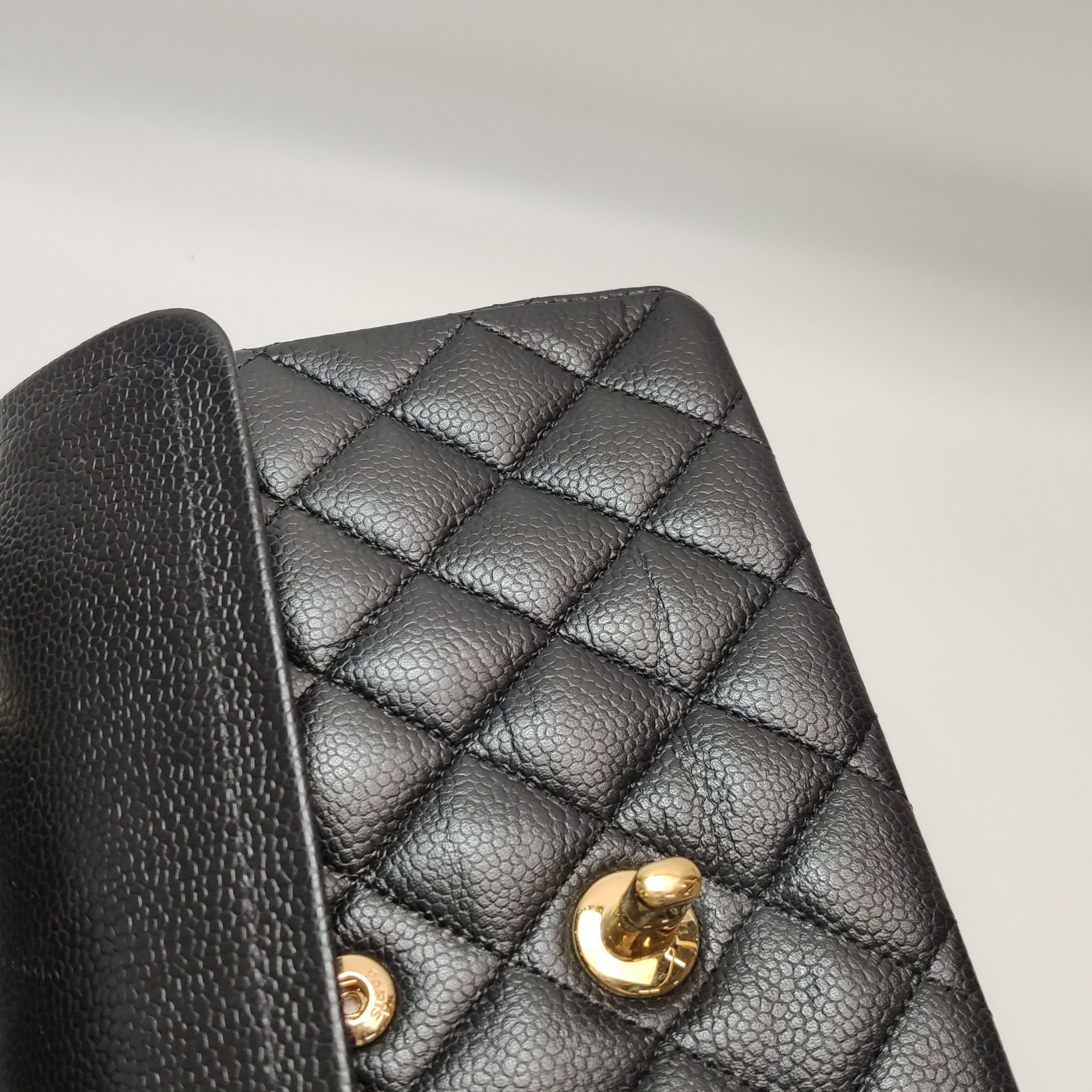 Chanel Classic Double Flap Bag Quilted Caviar Small — photo 9 of 16