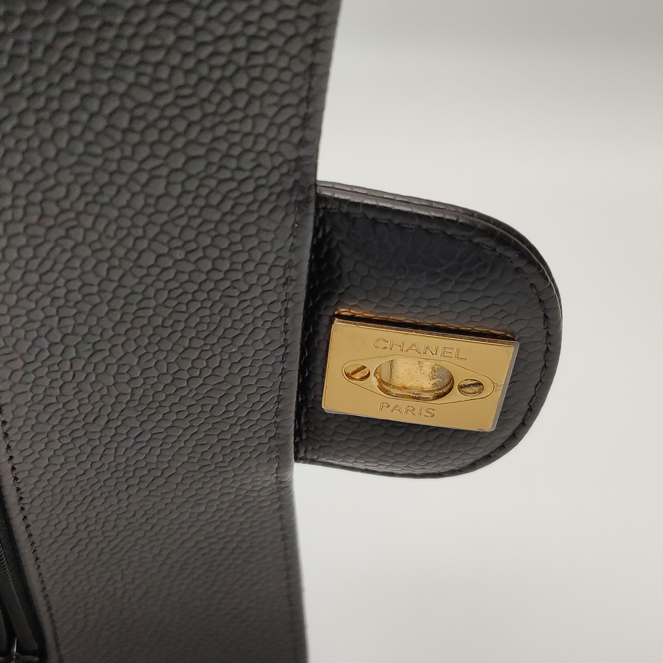 Chanel Classic Double Flap Bag Quilted Caviar Small — photo 12 of 16