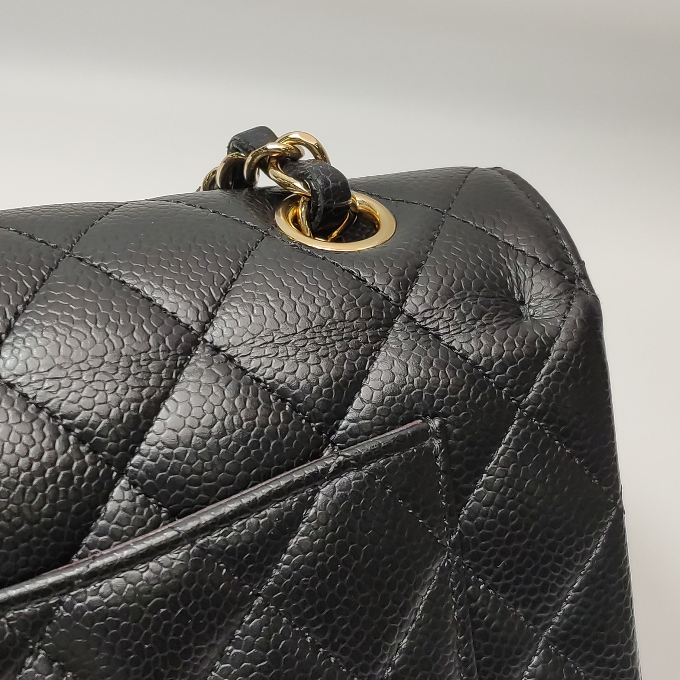 Chanel Classic Double Flap Bag Quilted Caviar Small — photo 11 of 16