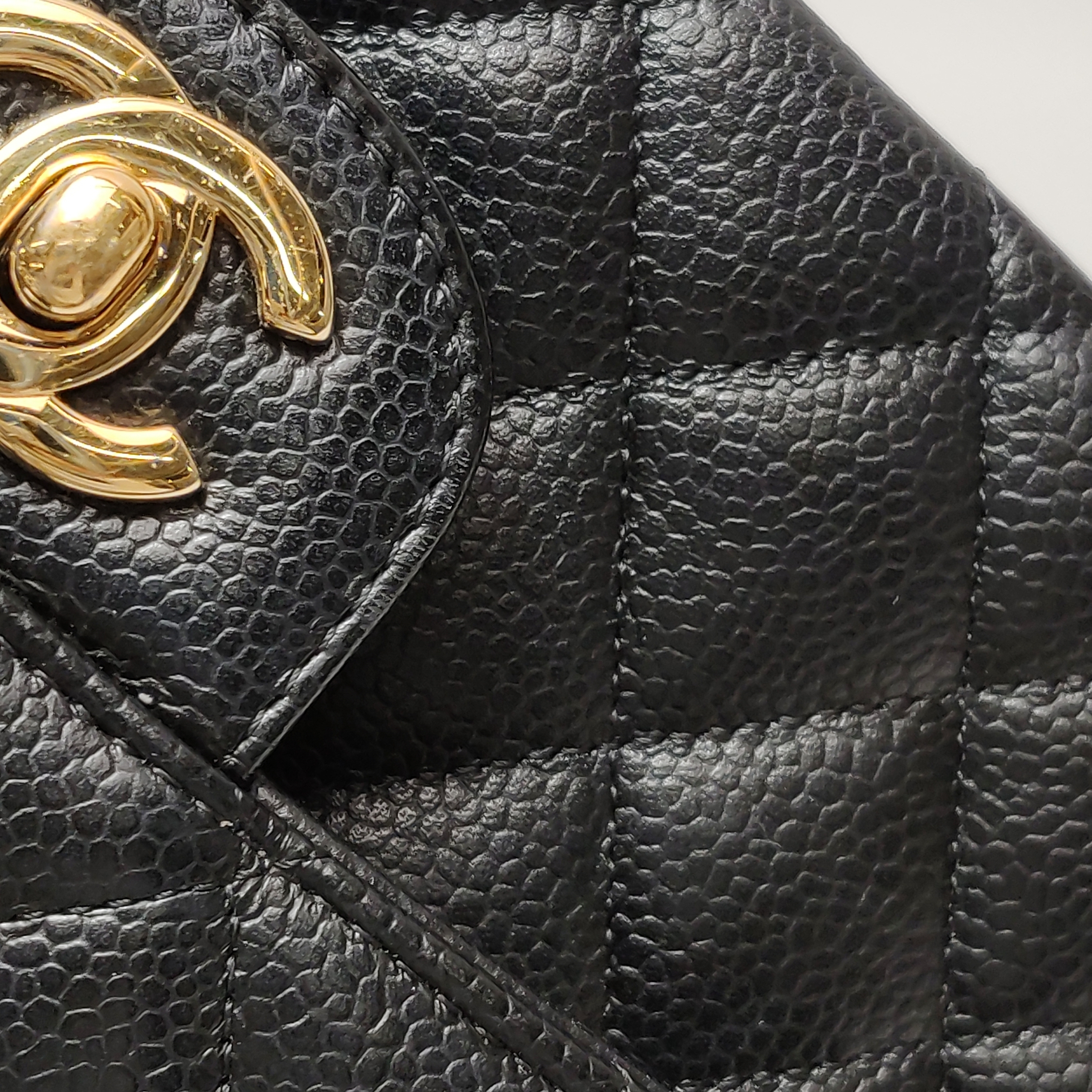 Chanel Classic Double Flap Bag Quilted Caviar Small — photo 16 of 16