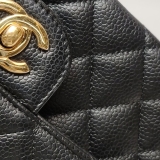 Chanel Classic Double Flap Bag Quilted Caviar Small — thumbnail 16