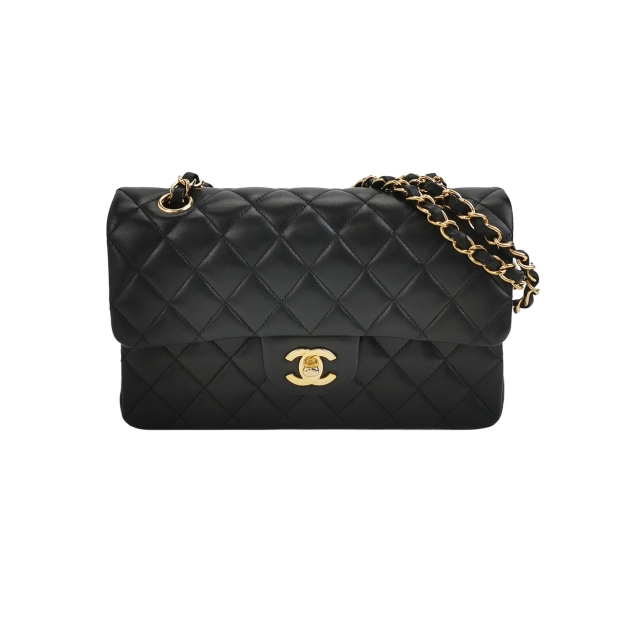 Chanel Classic Single Flap Bag Quilted Lambskin Small — pre-owned, Vierlot