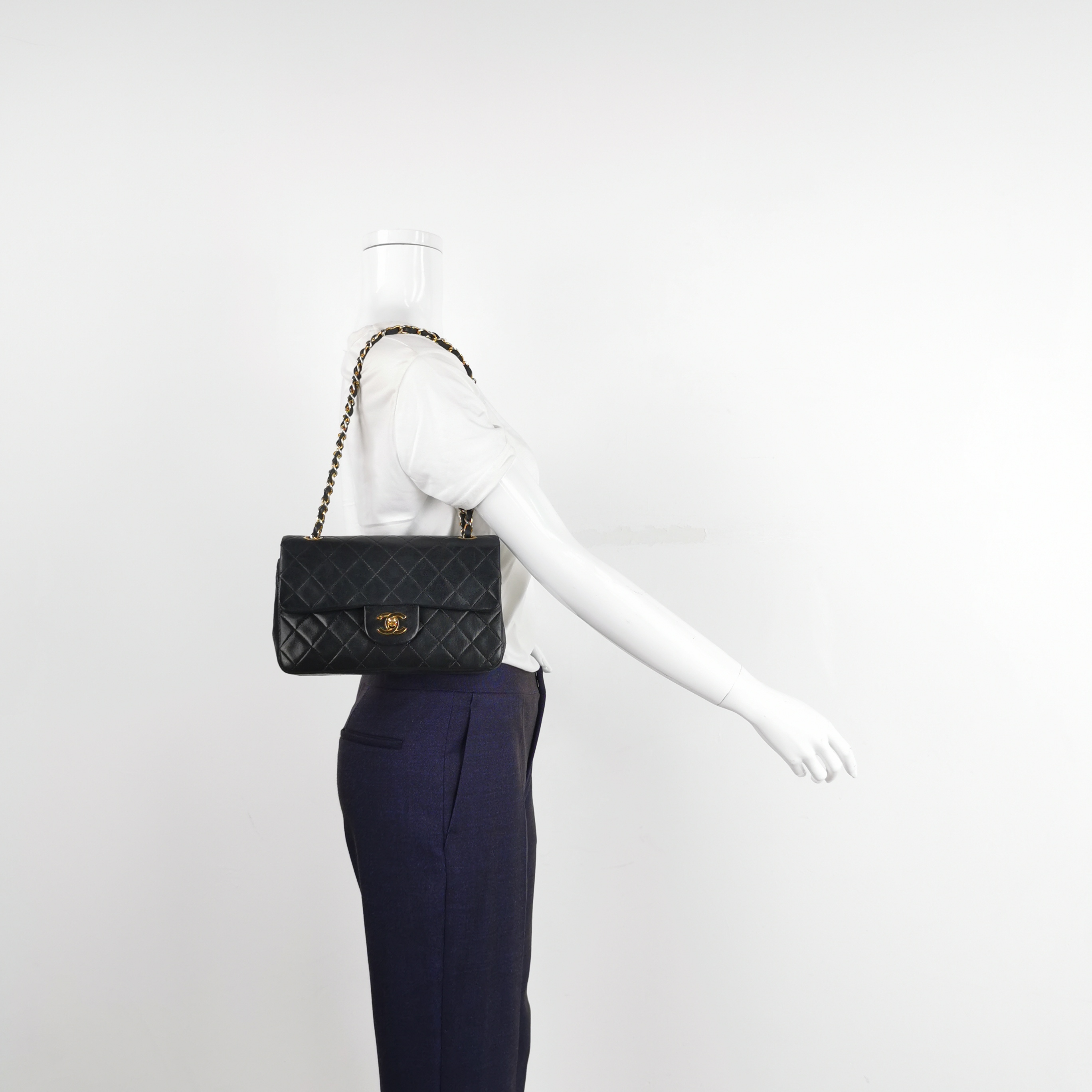 Chanel Classic Single Flap Bag Quilted Lambskin Small — alternate view