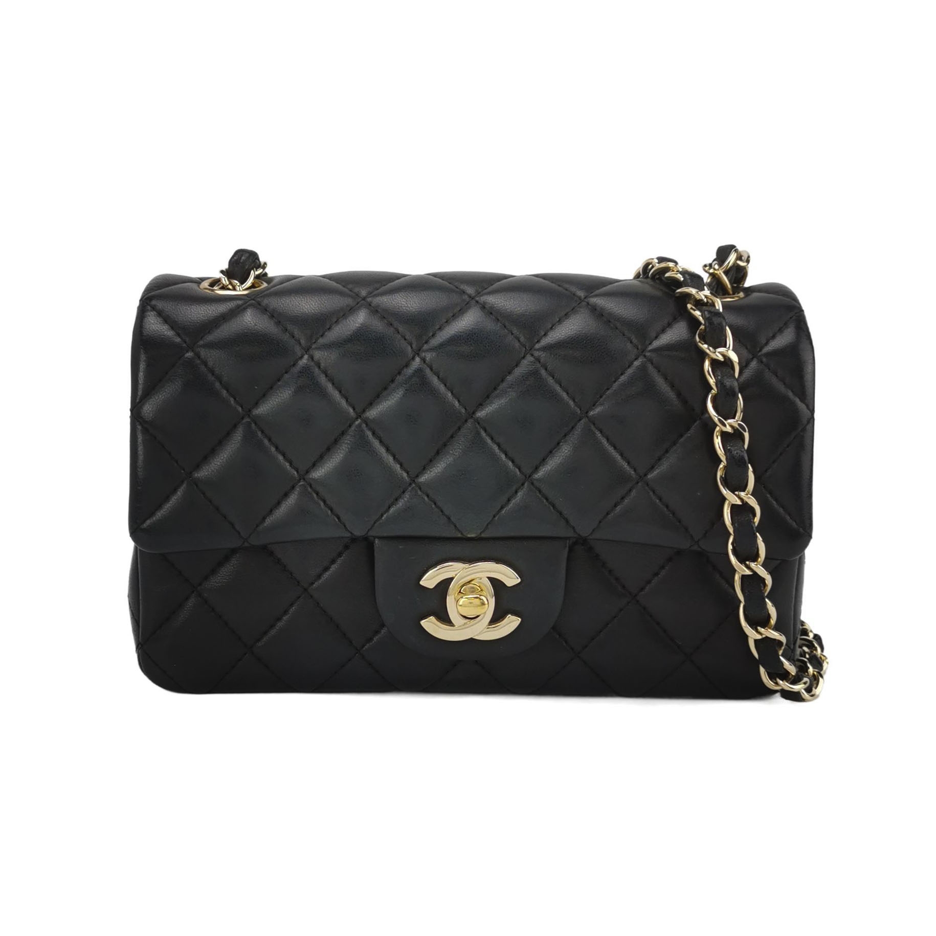 Chanel Classic Single Flap Bag Quilted Lambskin Mini — photo 1 of 19