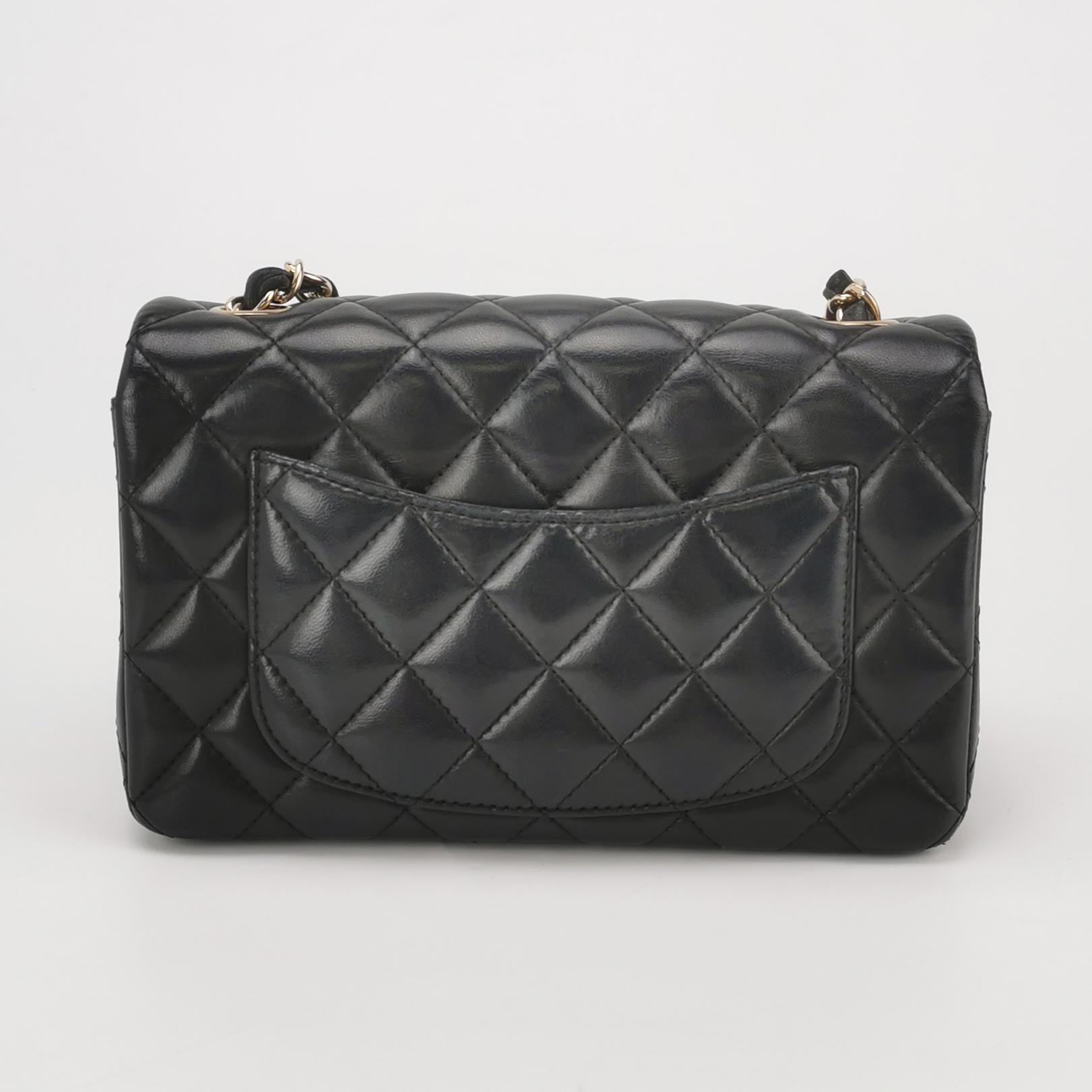 Chanel Classic Single Flap Bag Quilted Lambskin Mini — photo 5 of 19