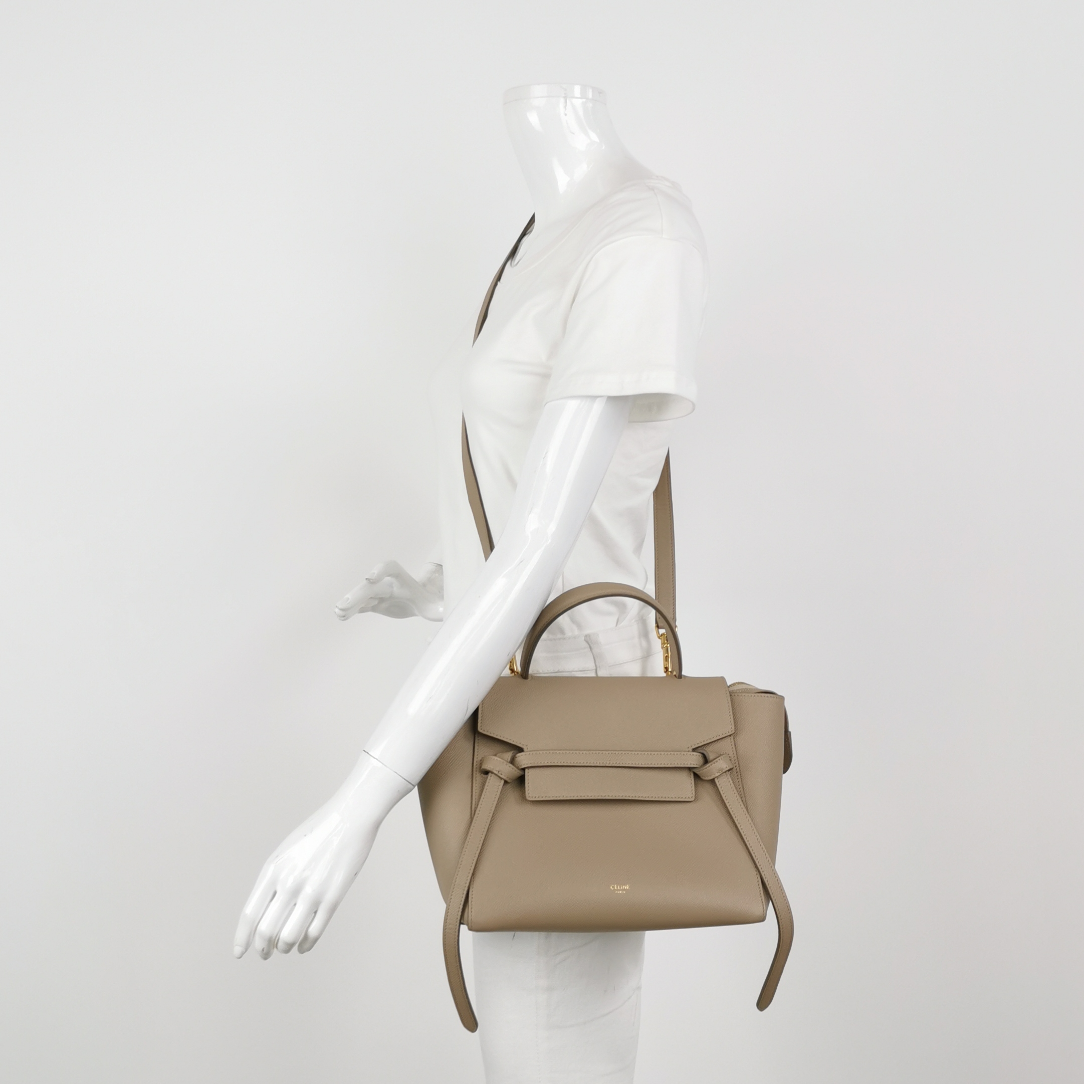 Celine Belt Bag Textured Leather Micro — alternate view