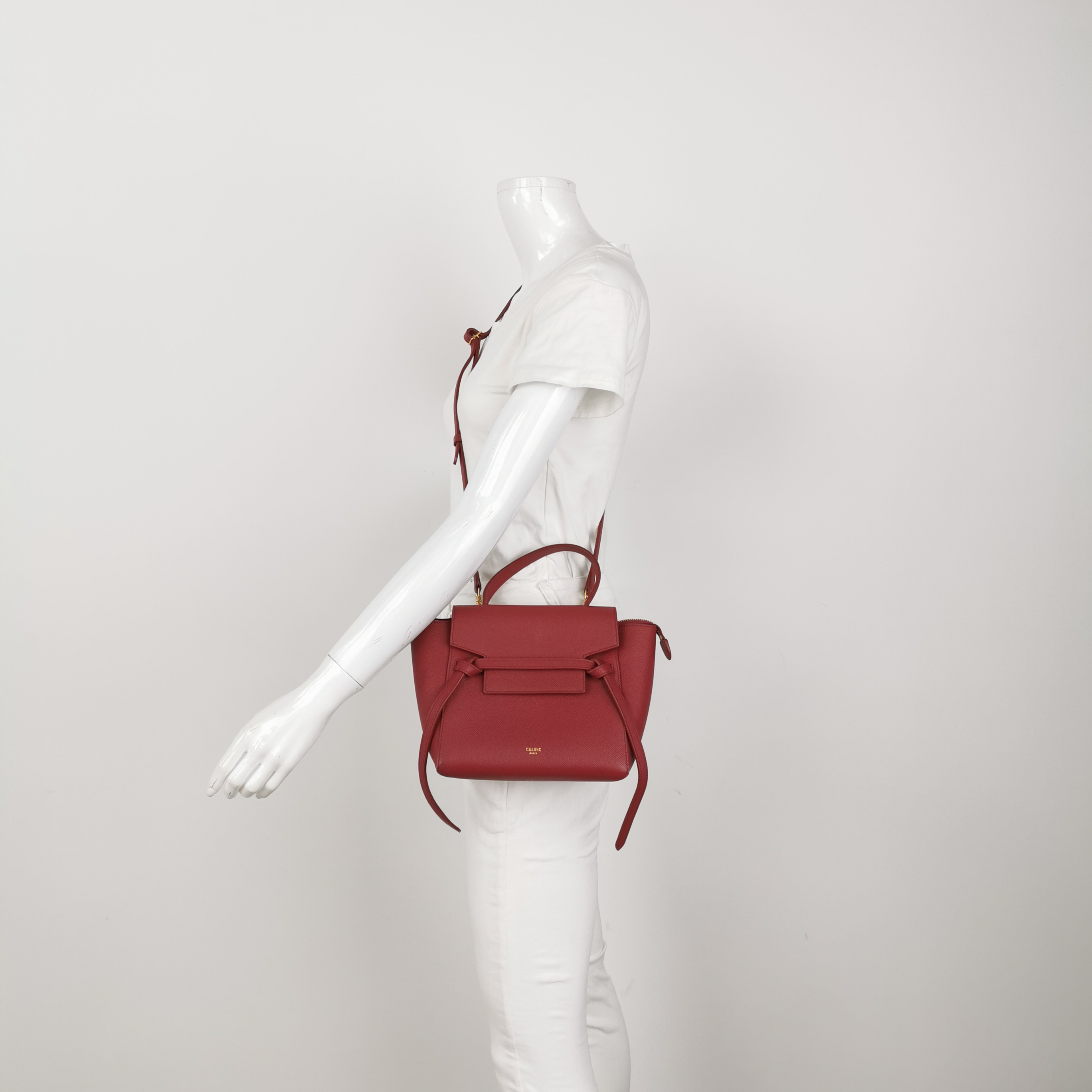 Celine Belt Bag Textured Leather Nano — alternate view