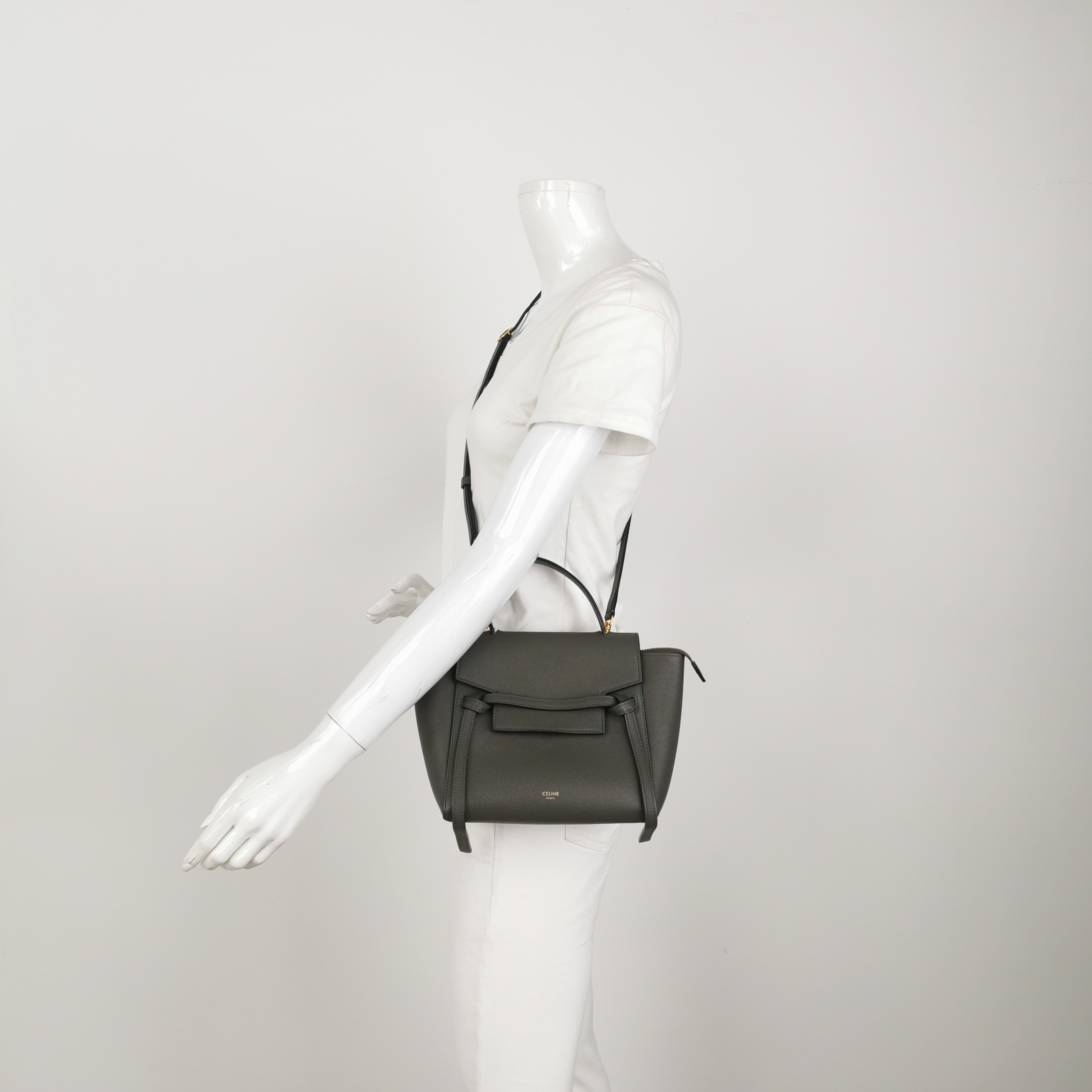 Celine Belt Bag Textured Leather Nano — alternate view