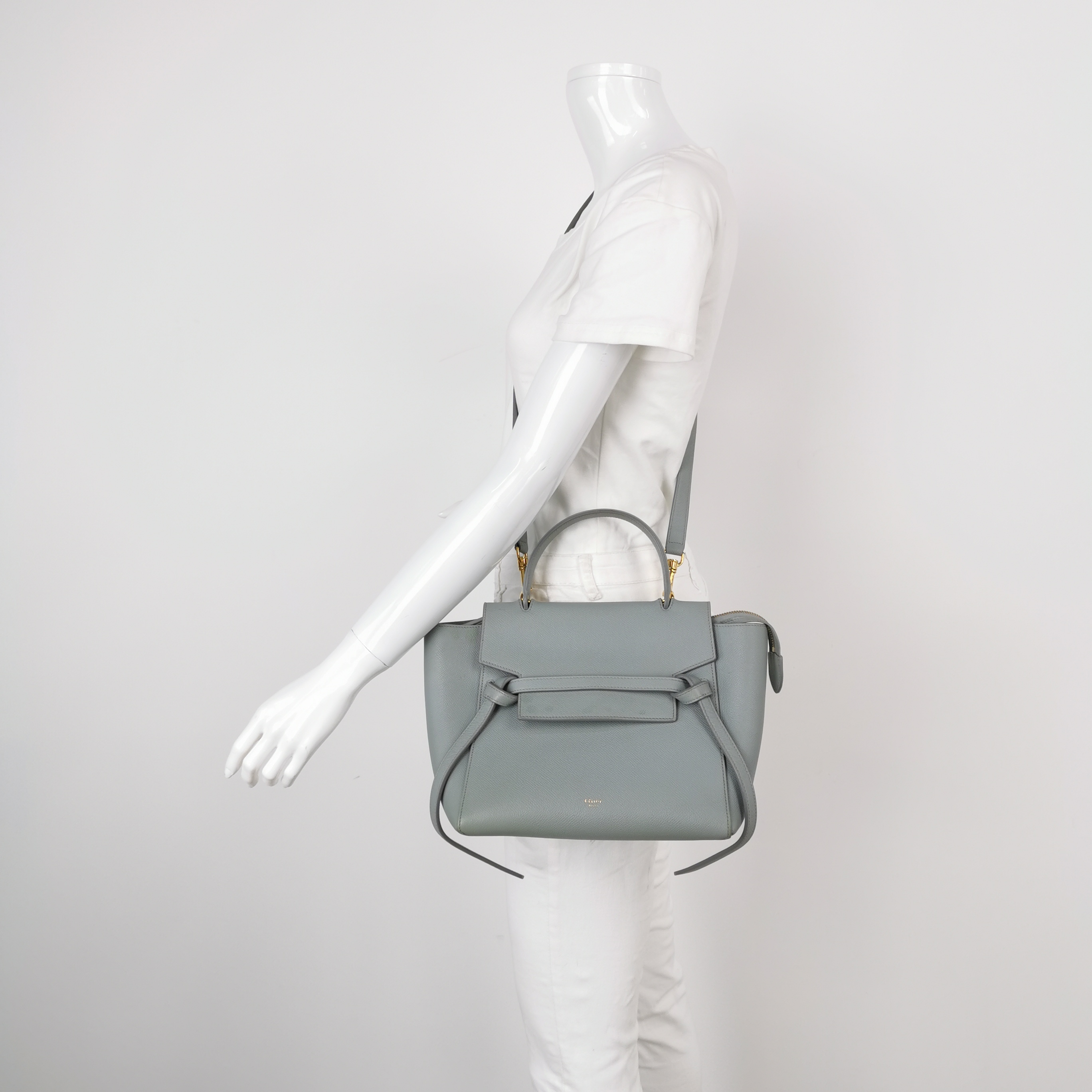 Celine Belt Bag Textured Leather Micro — alternate view