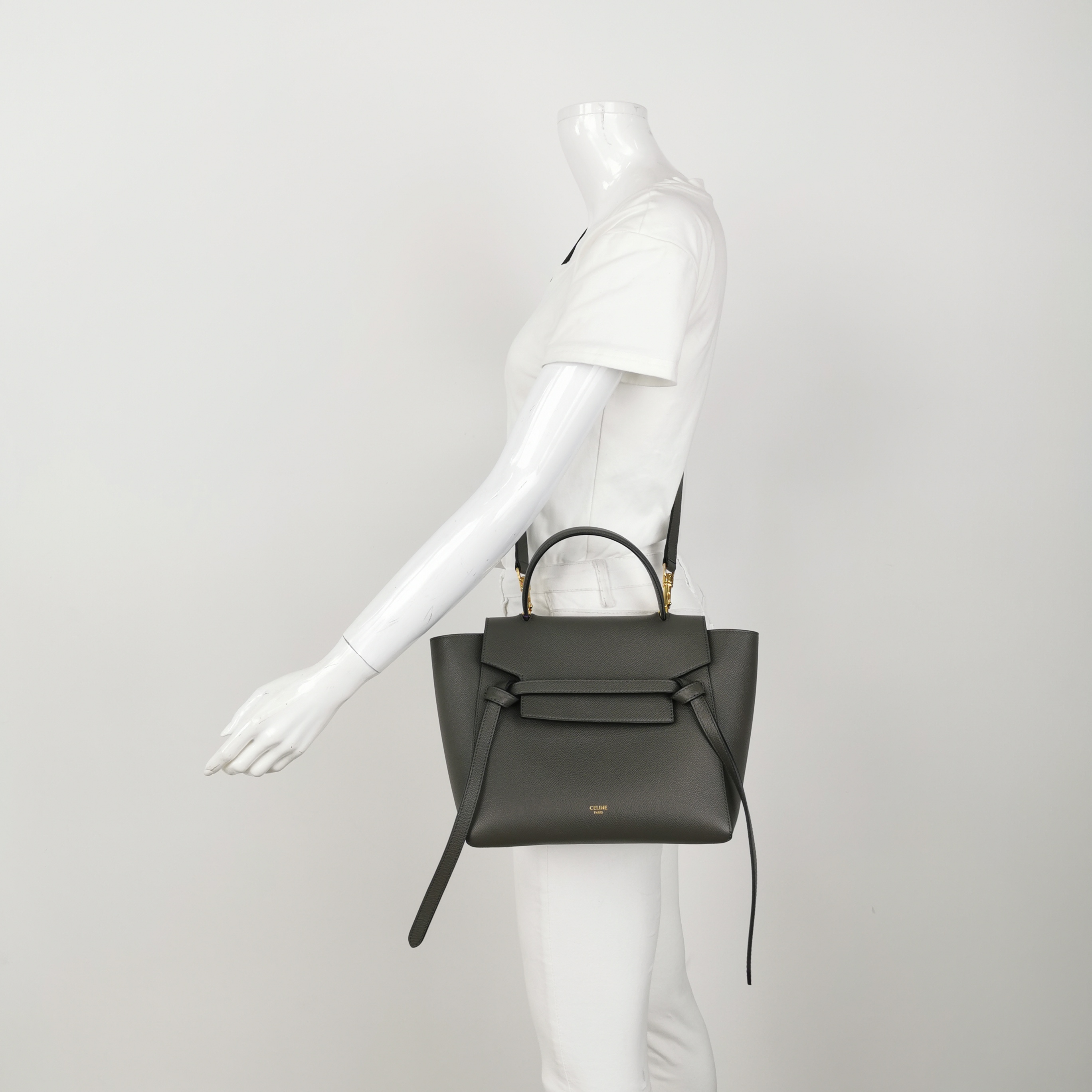 Celine Belt Bag Textured Leather Micro — alternate view