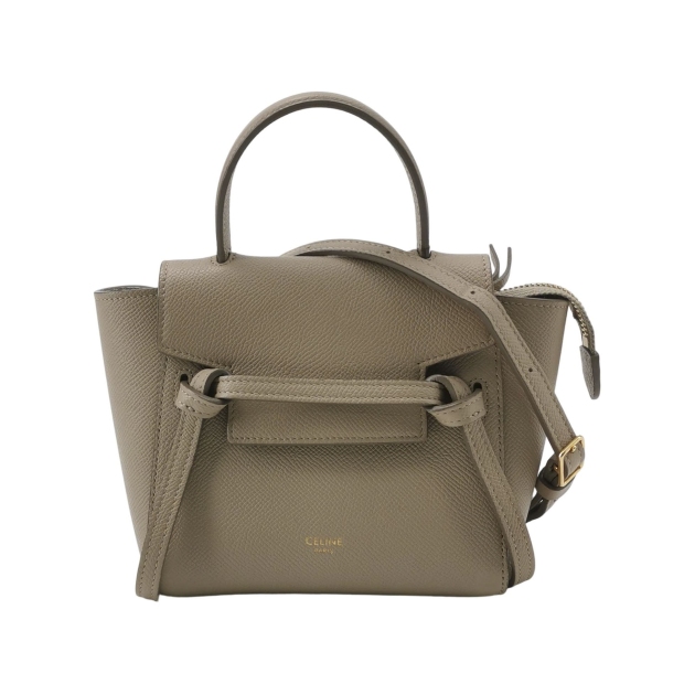 Celine Belt Bag Textured Leather Pico — pre-owned, Vierlot
