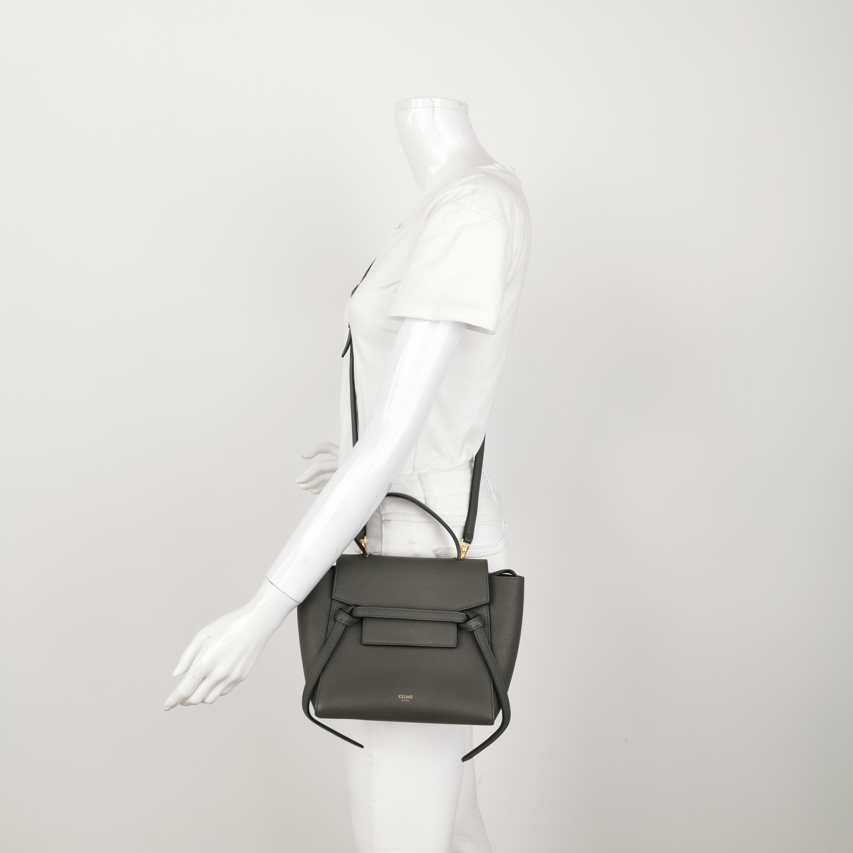 Celine Belt Bag Textured Leather Nano — alternate view