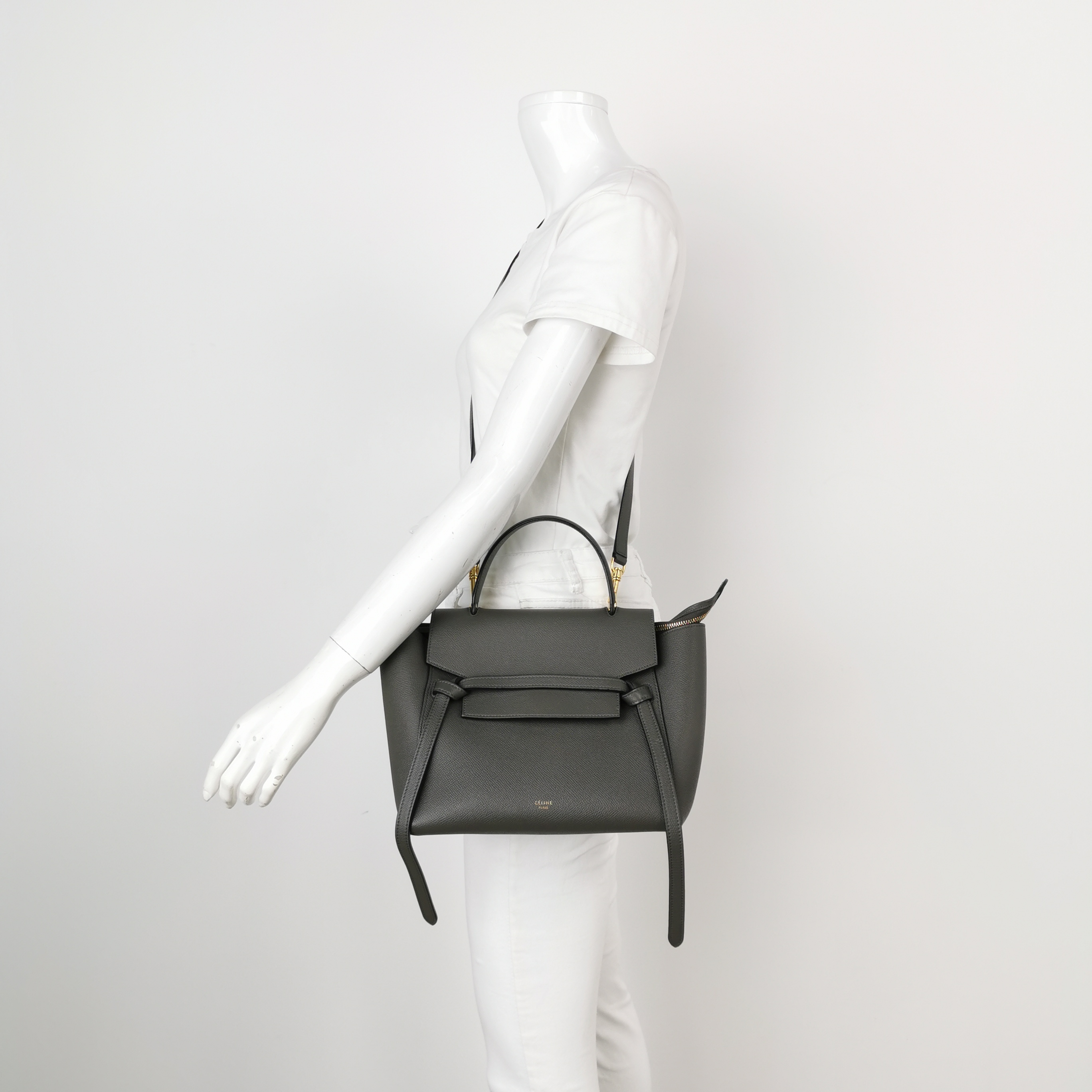 Celine Belt Bag Textured Leather Micro — alternate view