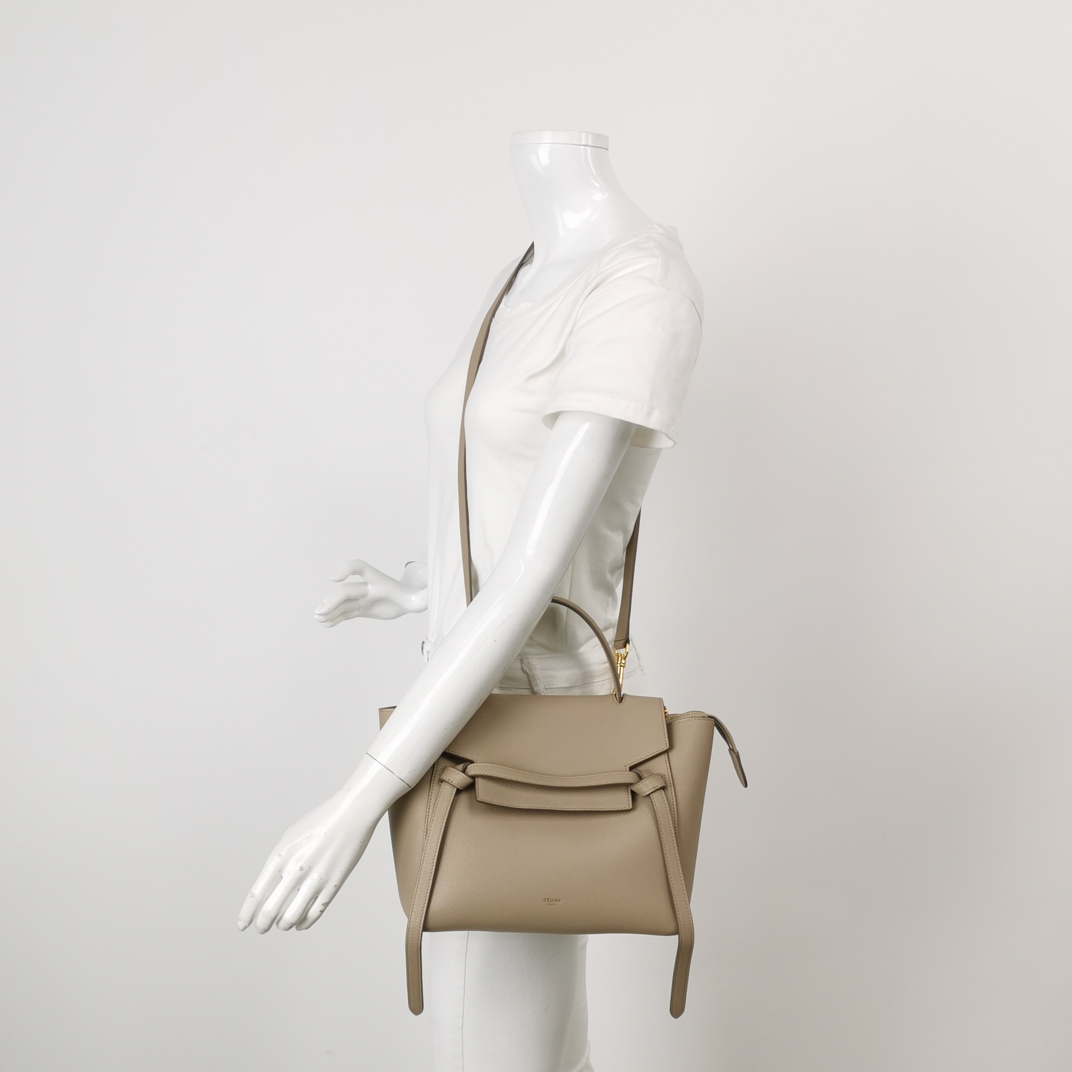 Celine Belt Bag Textured Leather Micro — alternate view