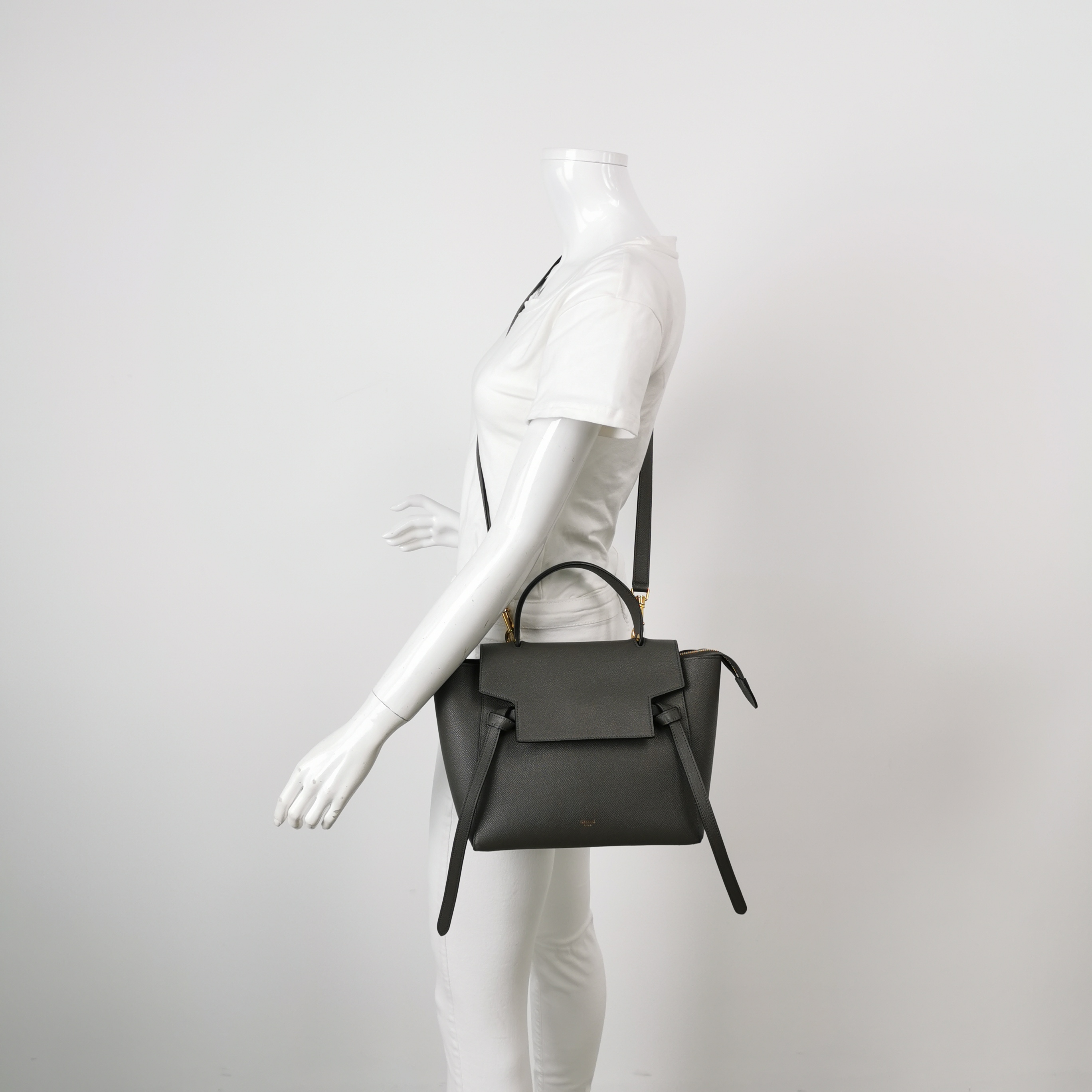 Celine Belt Bag Textured Leather Micro — alternate view