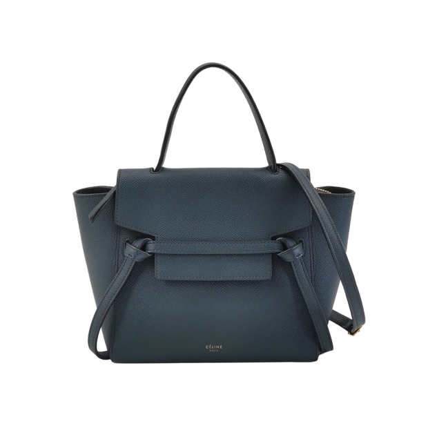Celine Belt Bag Textured Leather Nano — pre-owned, Vierlot