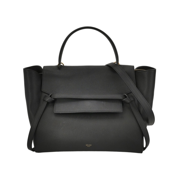 Celine Belt Bag Textured Leather Mini — pre-owned, Vierlot
