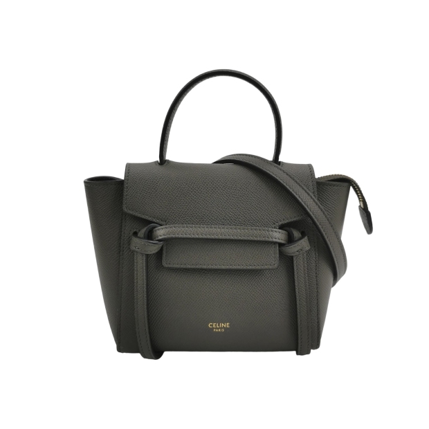Celine Belt Bag Textured Leather Pico — pre-owned, Vierlot
