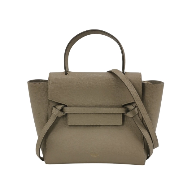 Celine Belt Bag Textured Leather Nano — pre-owned, Vierlot