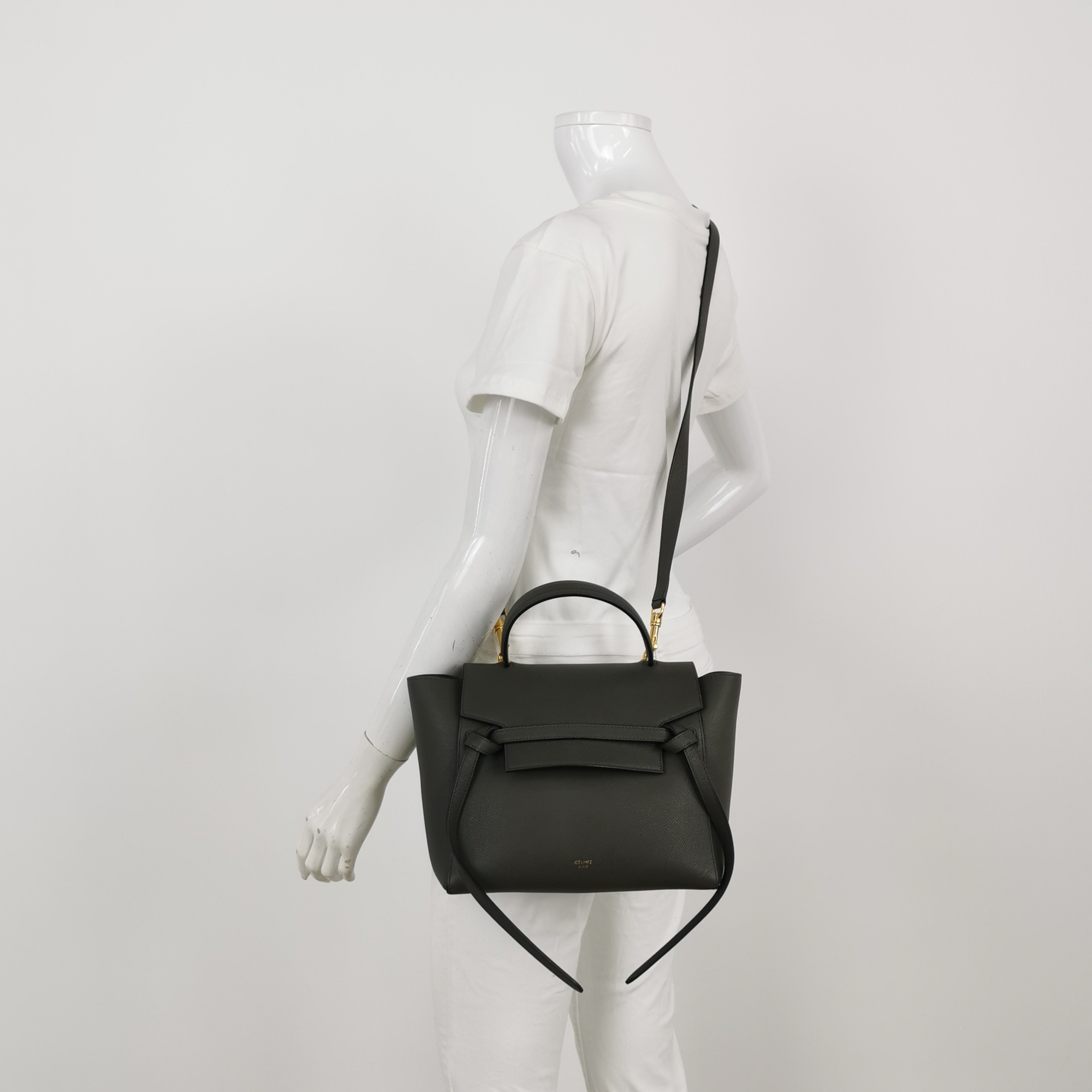Celine Belt Bag Textured Leather Micro — alternate view