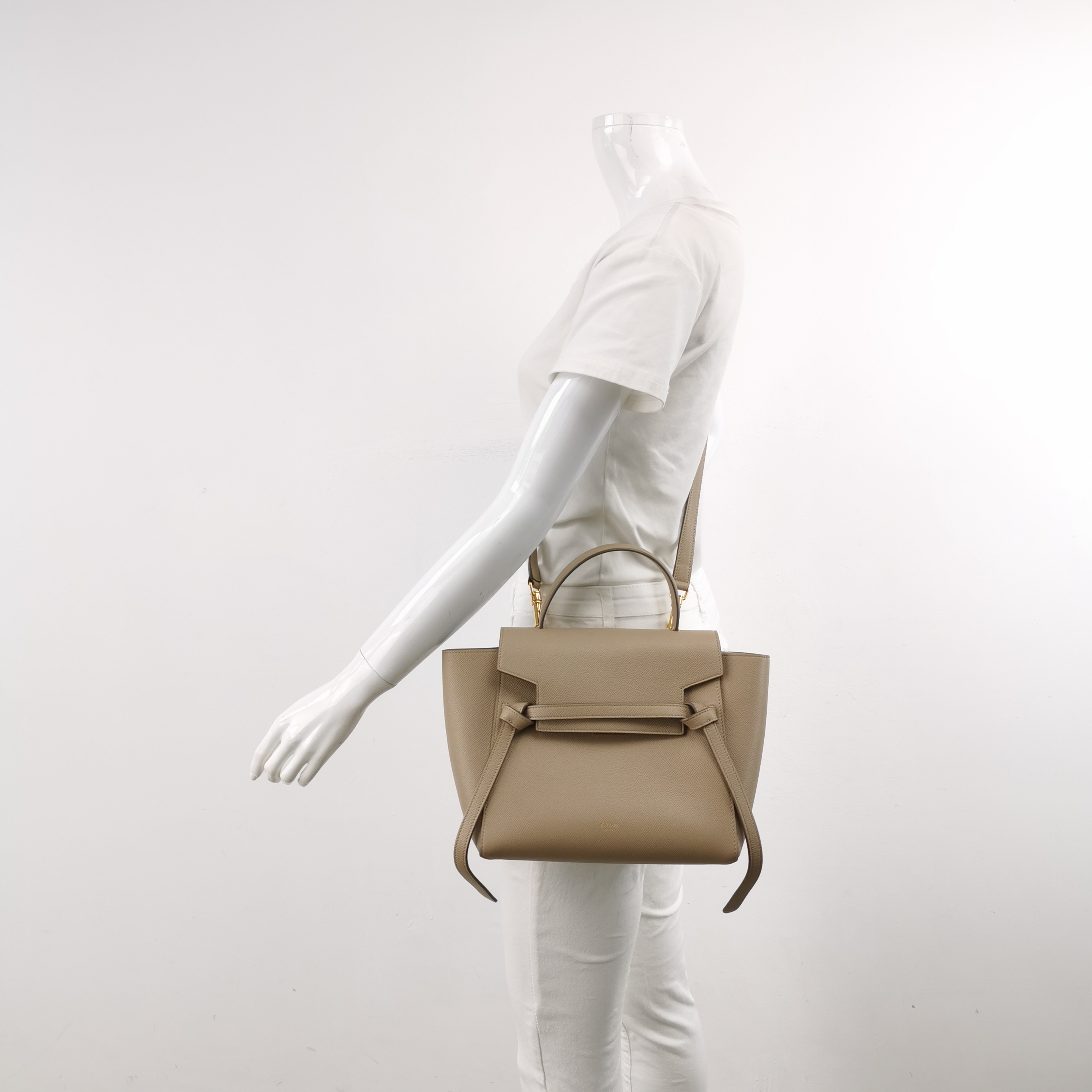 Celine Belt Bag Textured Leather Micro — alternate view