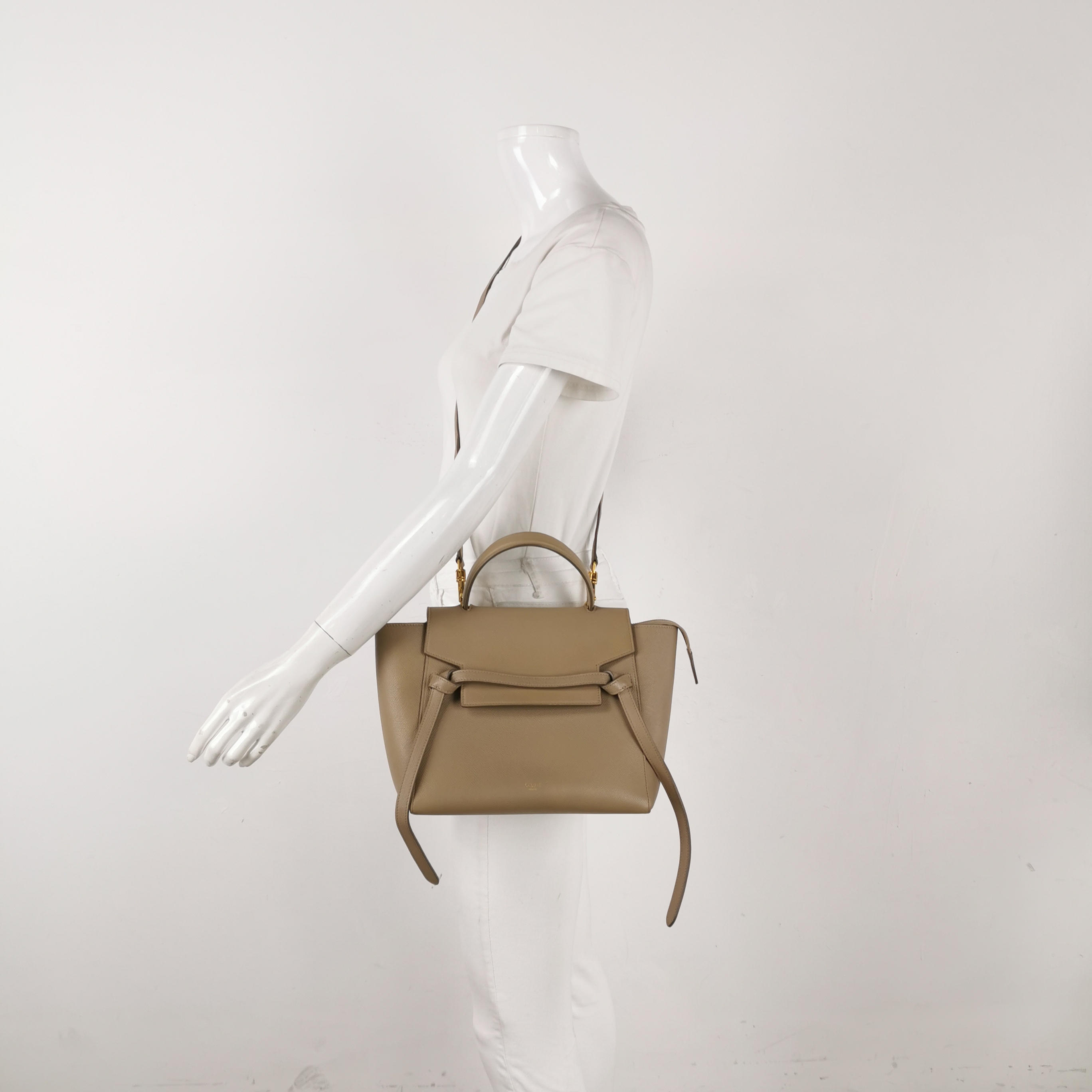 Celine Belt Bag Textured Leather Micro — alternate view