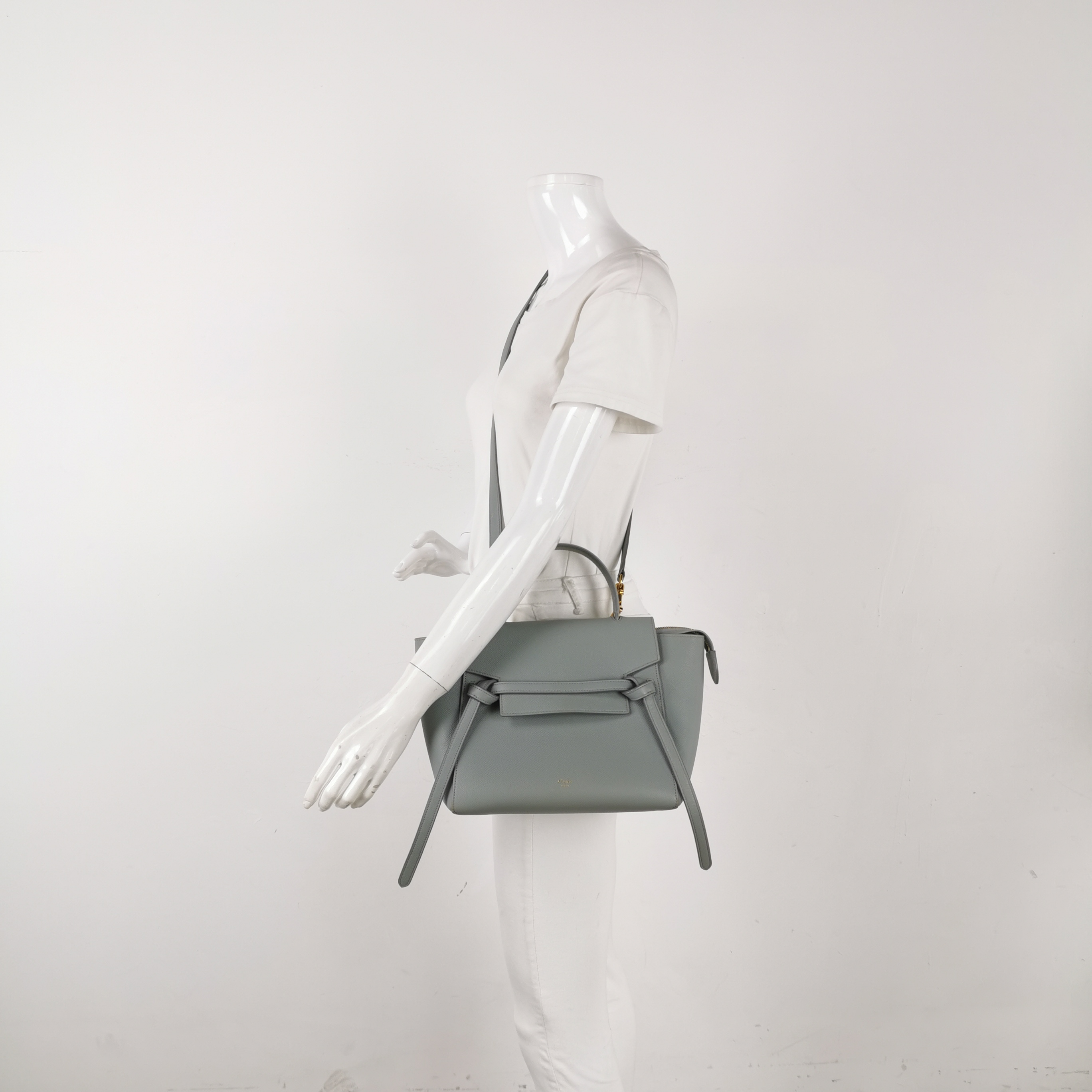 Celine Belt Bag Textured Leather Micro — alternate view