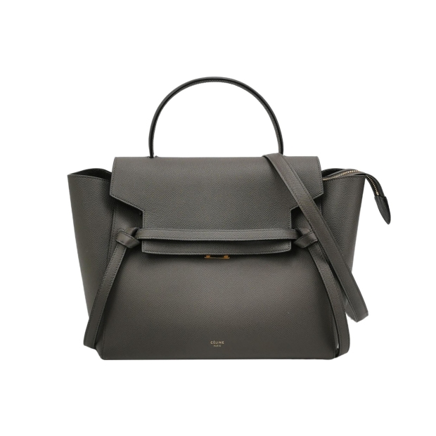 Celine Belt Bag Textured Leather Mini — pre-owned, Vierlot