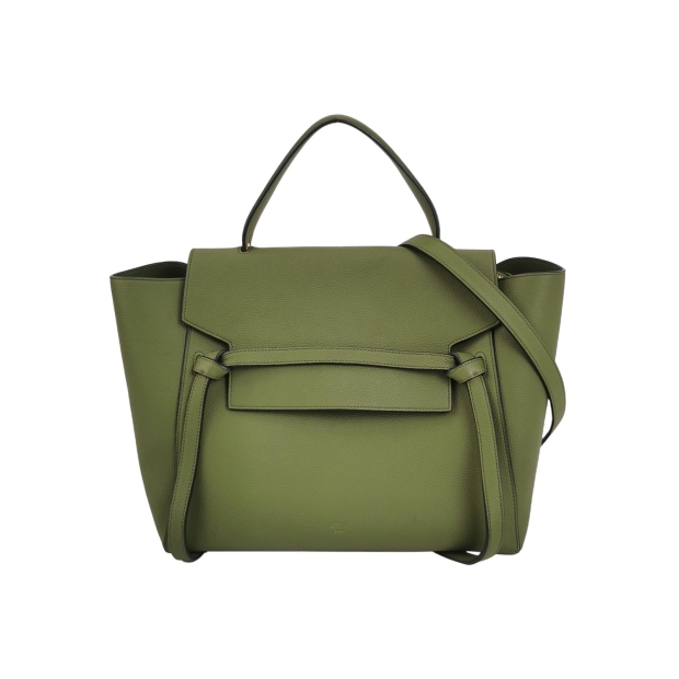 Celine Belt Bag Textured Leather Mini — pre-owned, Vierlot