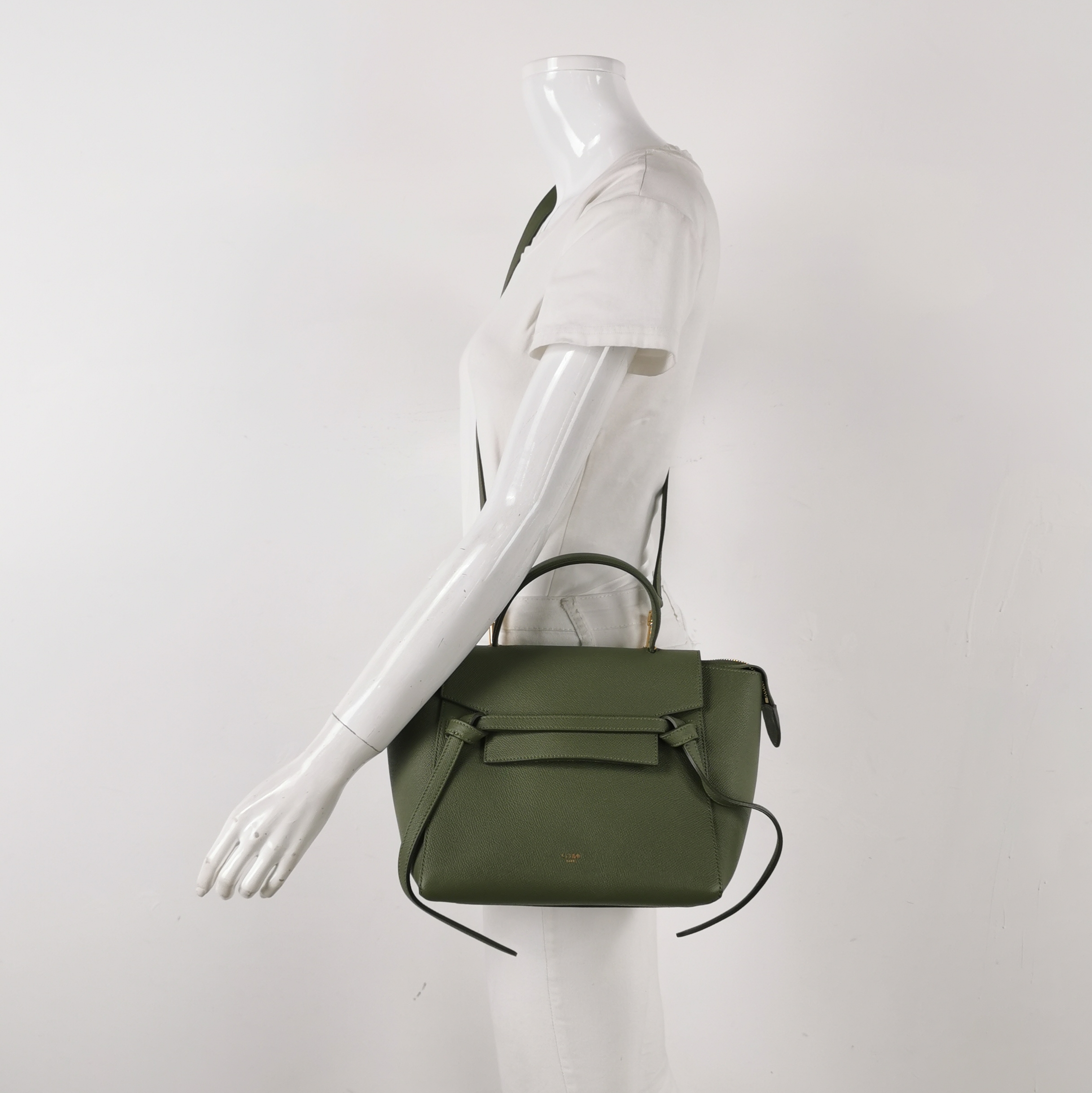 Celine Belt Bag Textured Leather Micro — alternate view