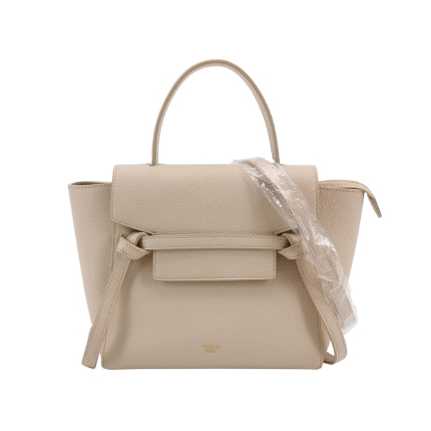 Celine Belt Bag Textured Leather Nano — pre-owned, Vierlot