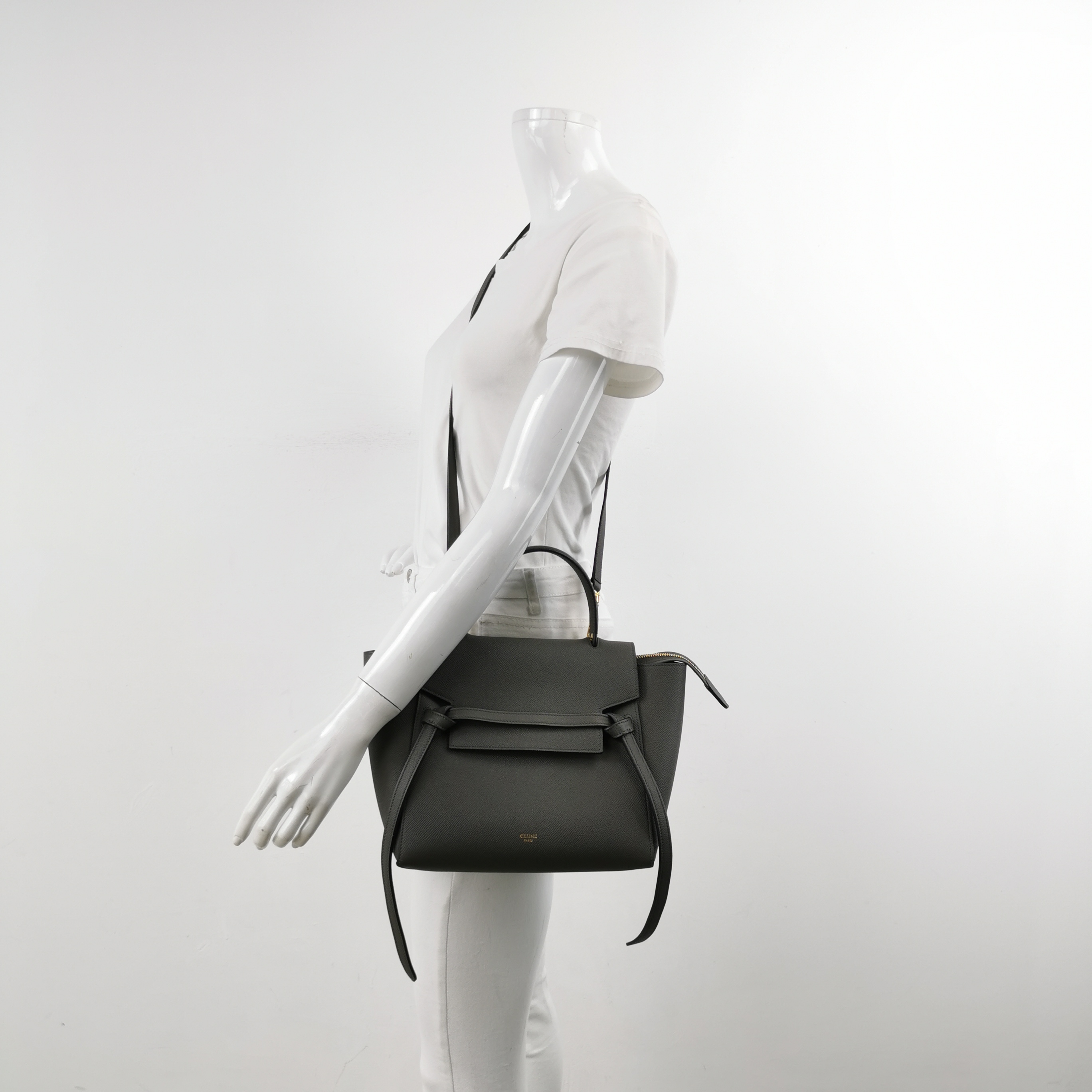 Celine Belt Bag Textured Leather Micro — alternate view