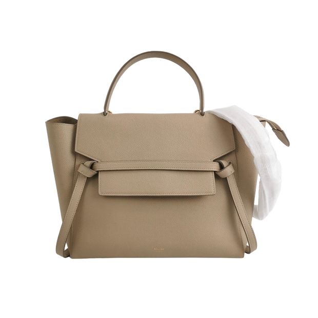 Celine Belt Bag Textured Leather Mini — pre-owned, Vierlot