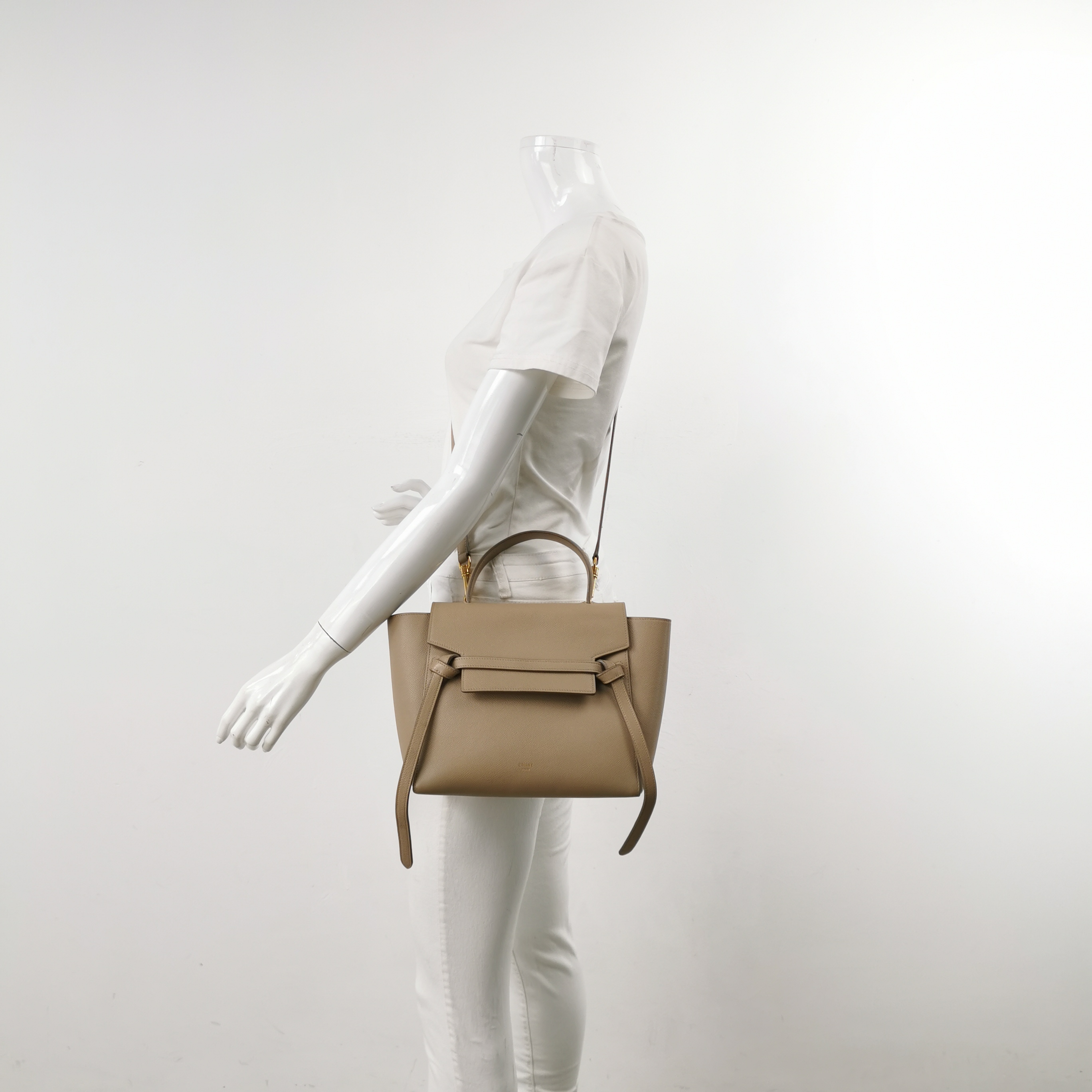 Celine Belt Bag Textured Leather Micro — alternate view