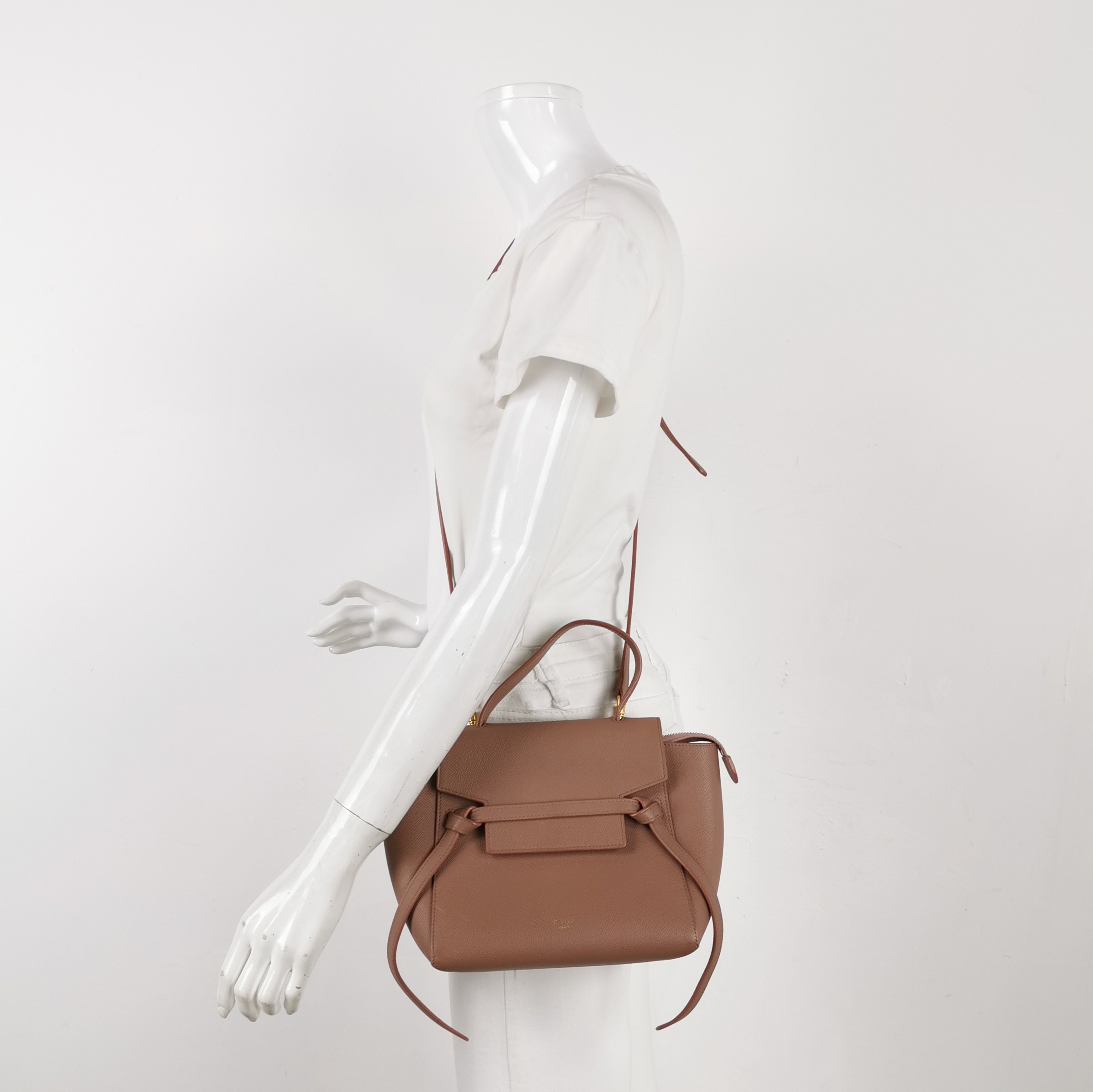 Celine Belt Bag Textured Leather Nano — alternate view