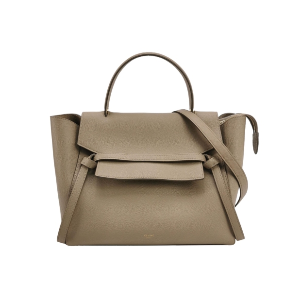 Celine Belt Bag Textured Leather Mini — pre-owned, Vierlot
