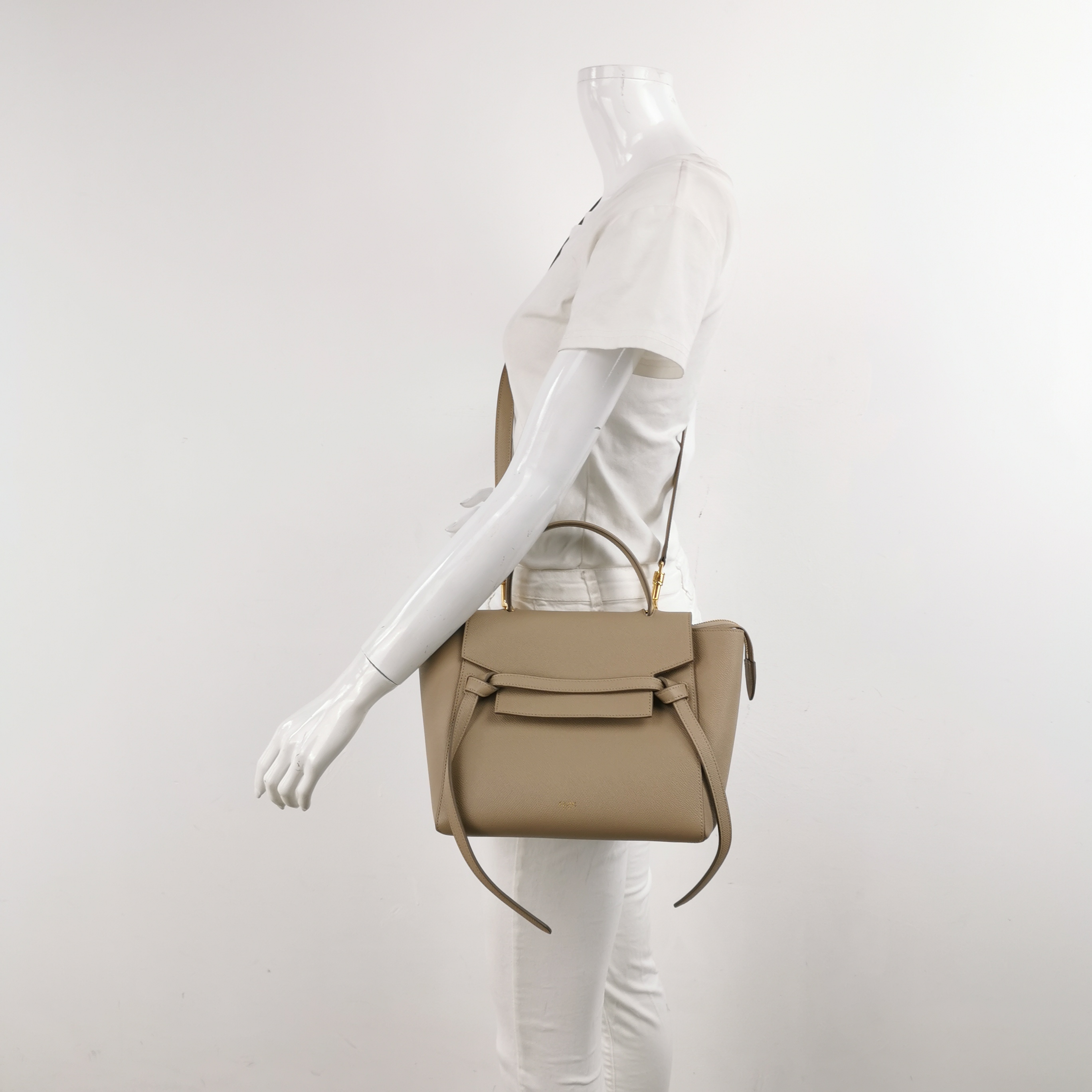 Celine Belt Bag Textured Leather Micro — alternate view