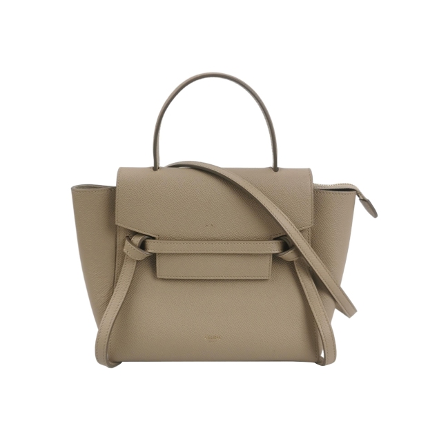 Celine Belt Bag Textured Leather Nano — pre-owned, Vierlot