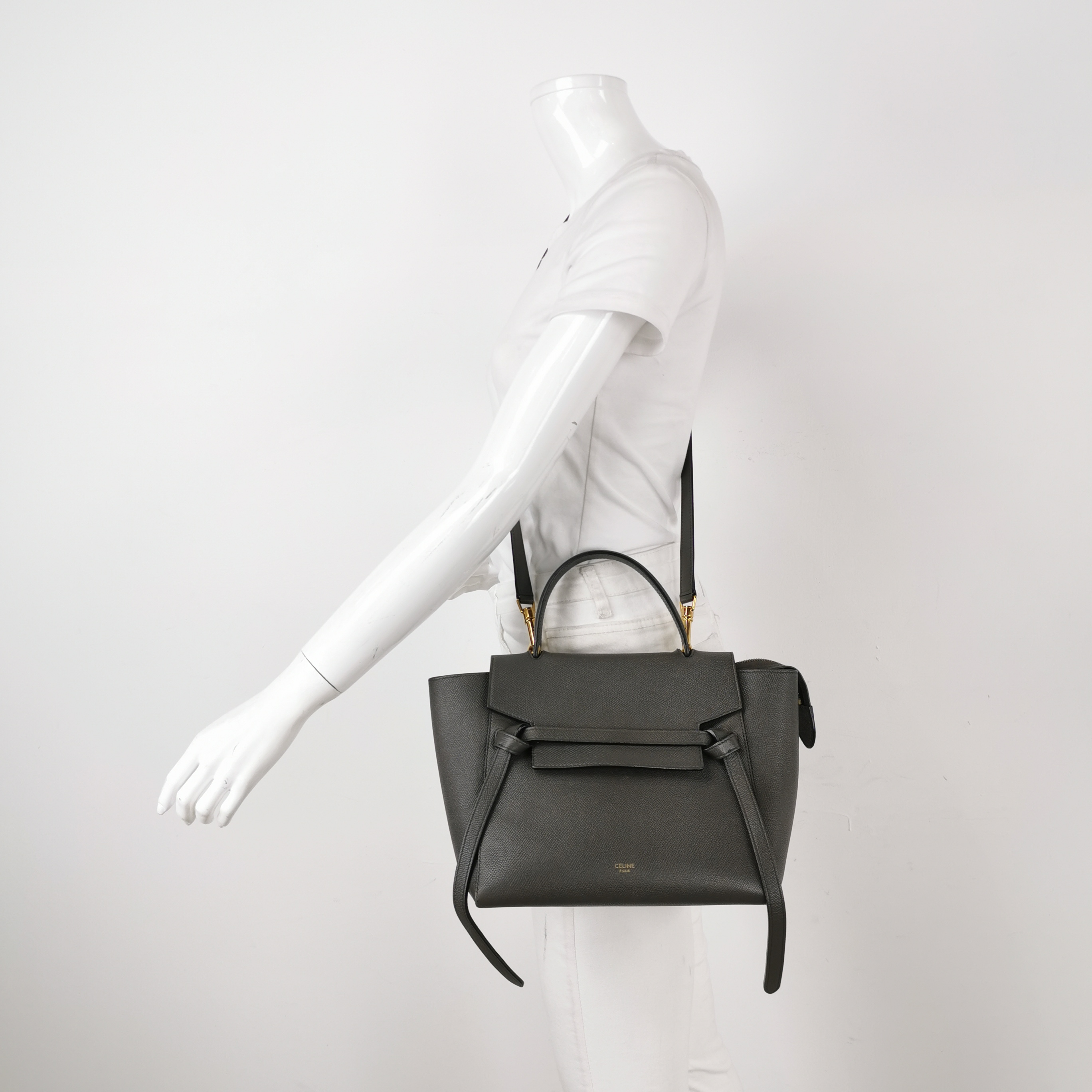 Celine Belt Bag Textured Leather Micro — alternate view