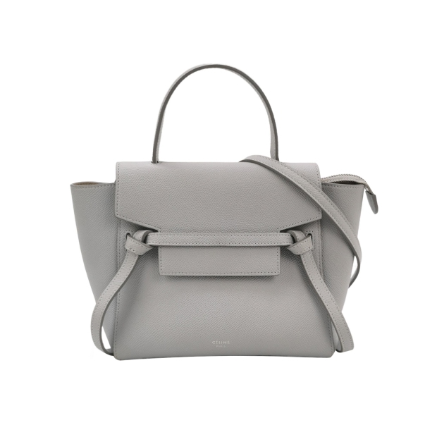 Celine Belt Bag Textured Leather Nano — pre-owned, Vierlot