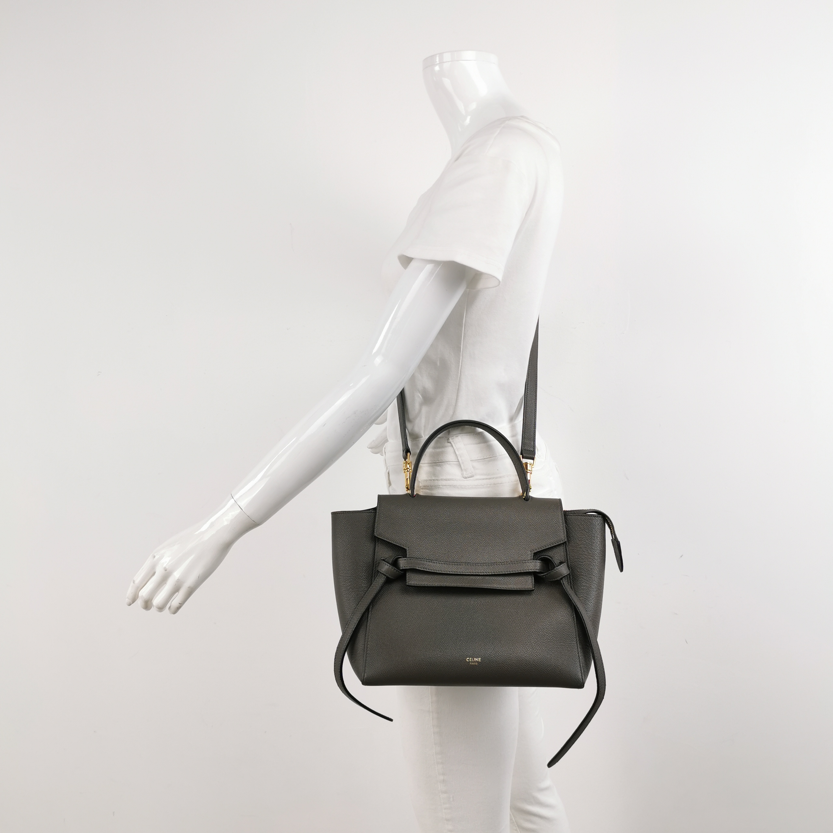 Celine Belt Bag Textured Leather Micro — alternate view