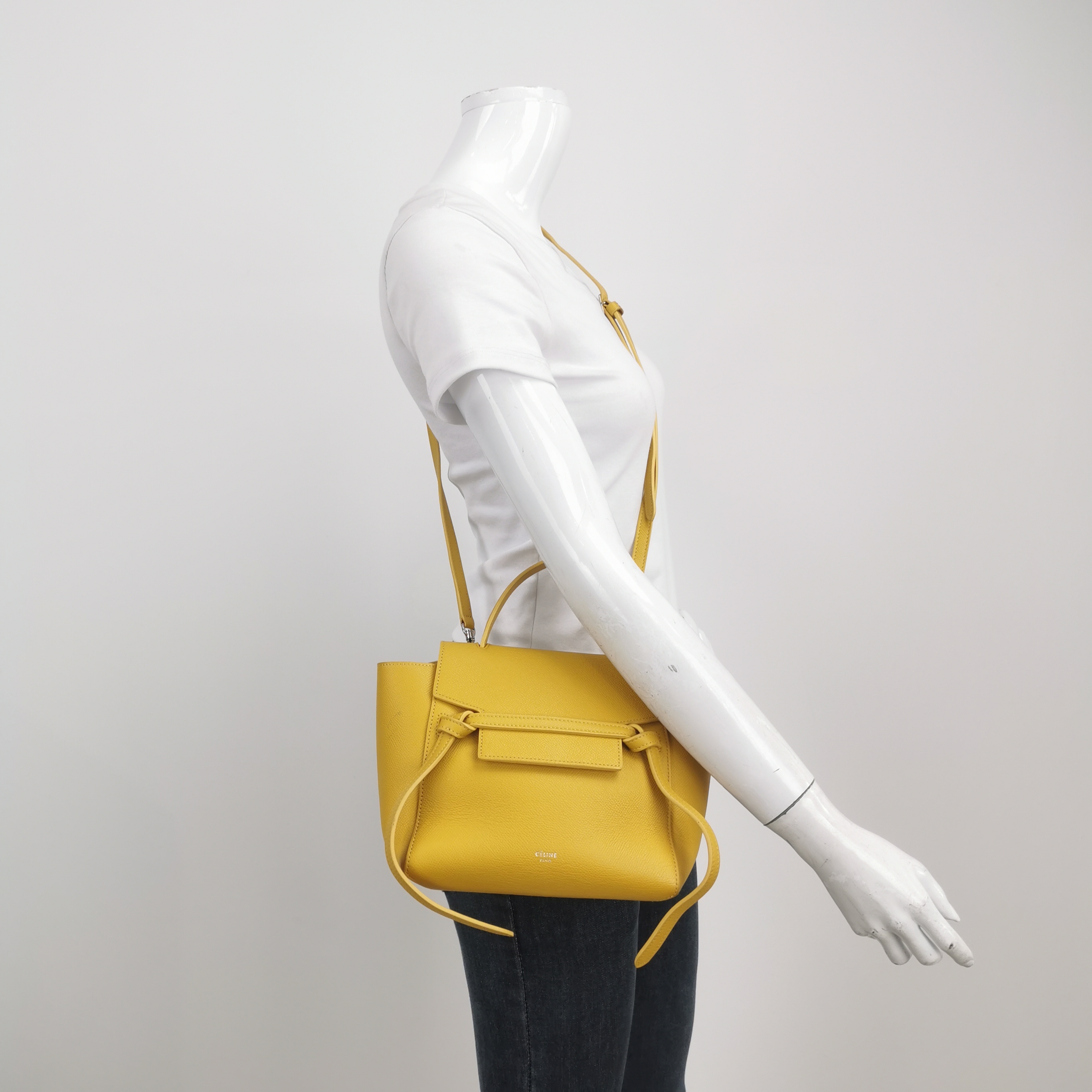 Celine Belt Bag Textured Leather Nano — alternate view