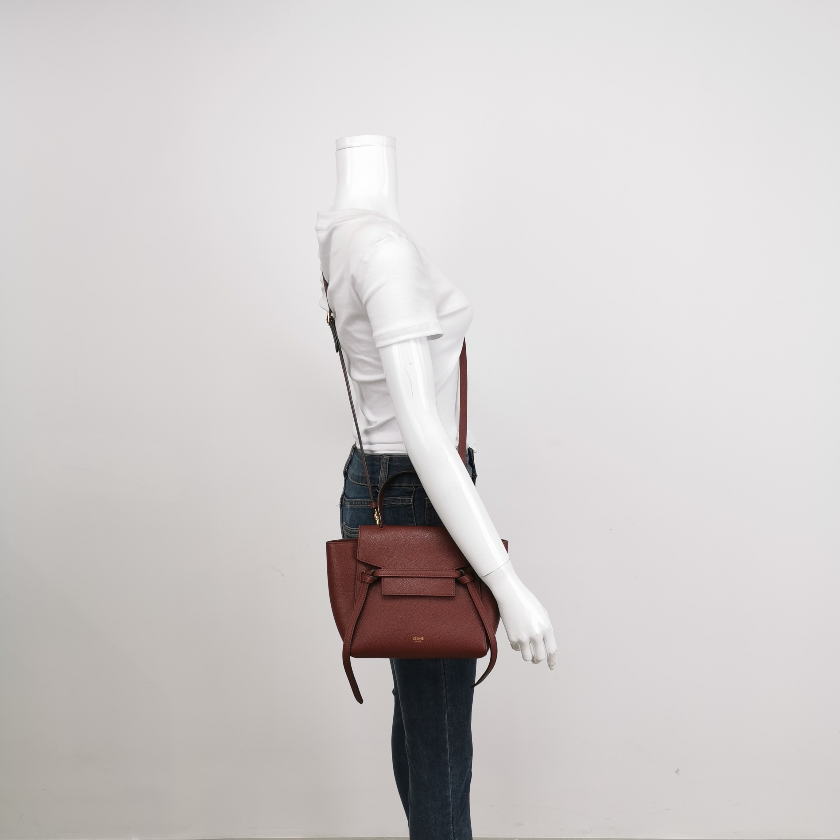 Celine Belt Bag Textured Leather Nano — alternate view