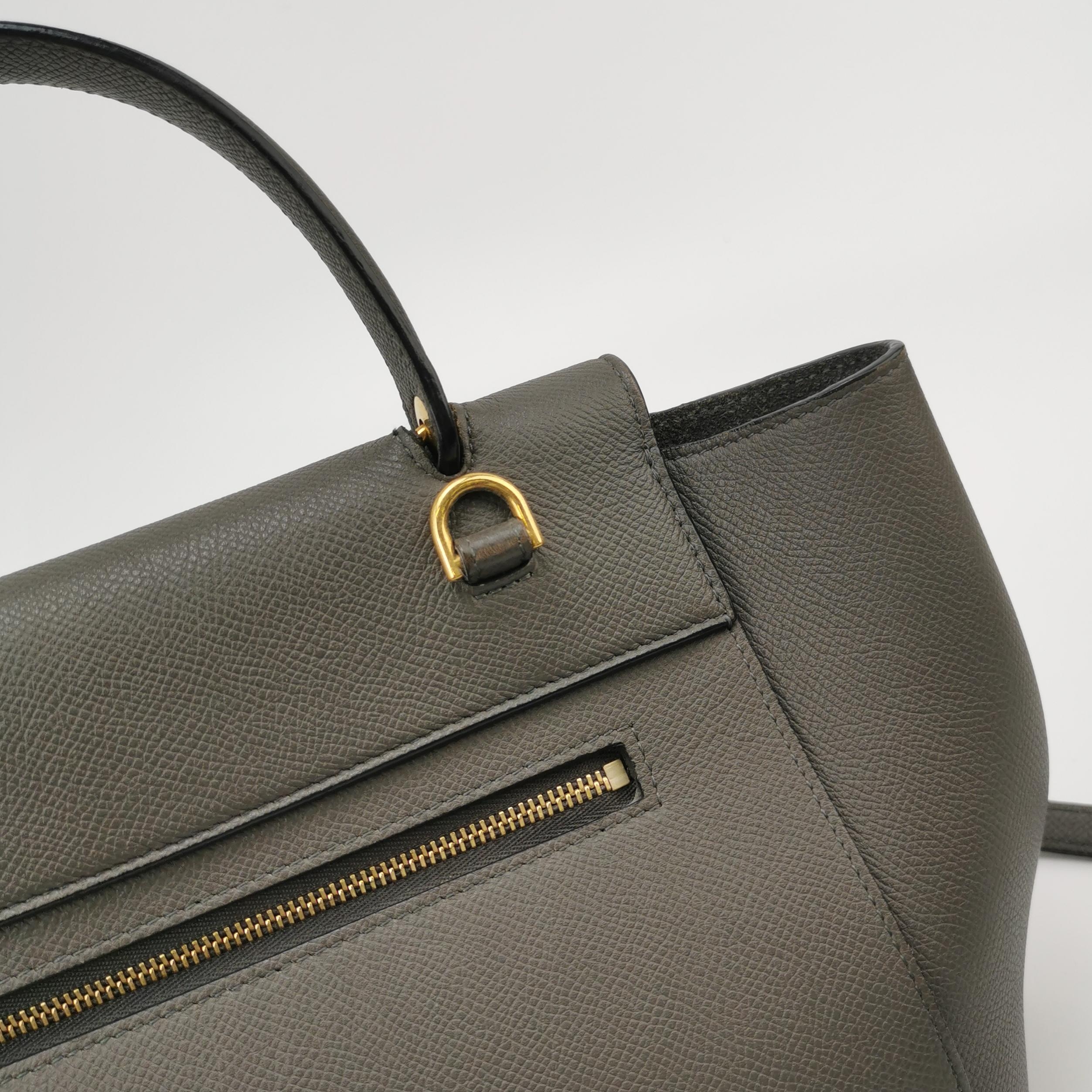 Celine Belt Bag Textured Leather Micro — photo 12 of 14