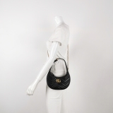 Gucci GG Marmont Half Moon Hobo Matelasse Leather Small — thumbnail 2